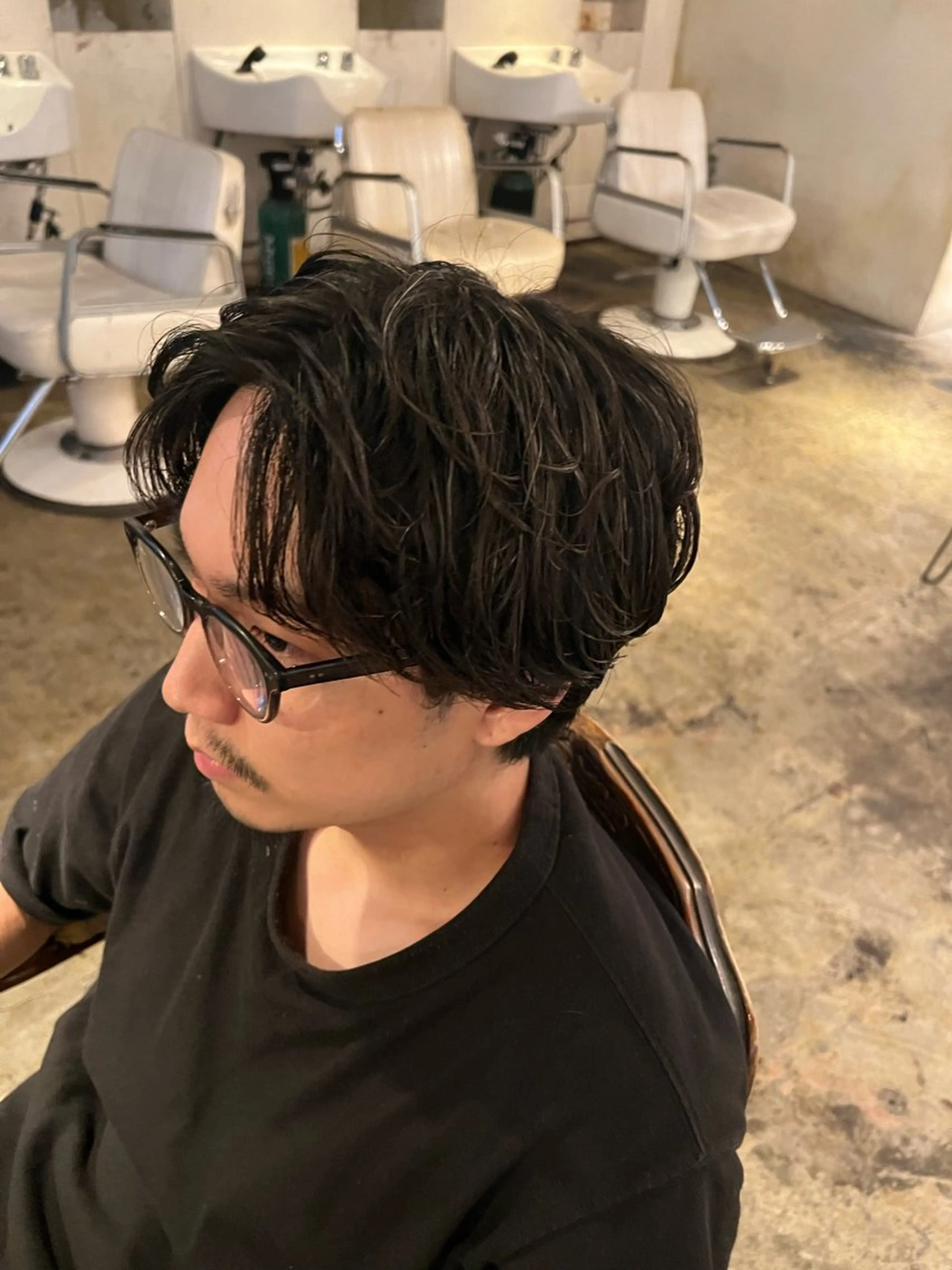 メンズ メンズパーマ 永山 萌文のヘアスタイル
