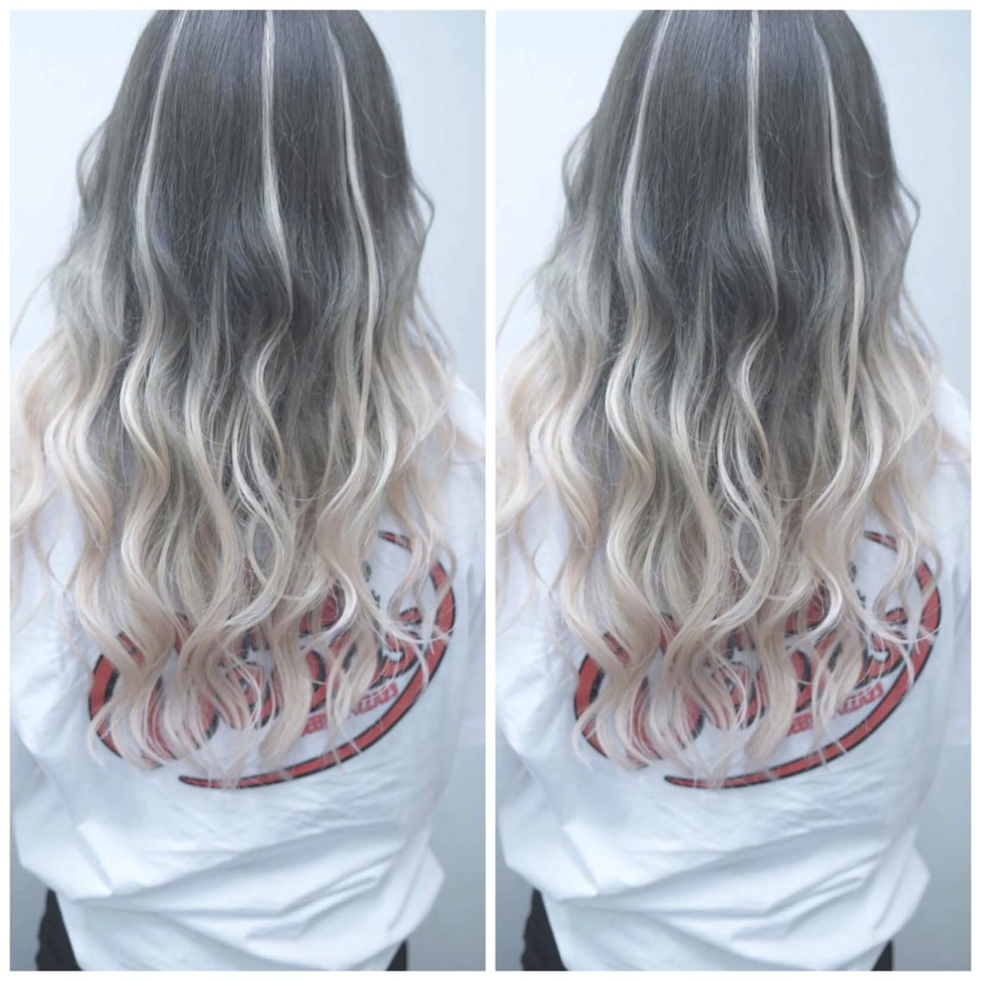 ロング カラー シールエクステ メッシュ エクステ ヤナ マネージャーのヘアスタイル