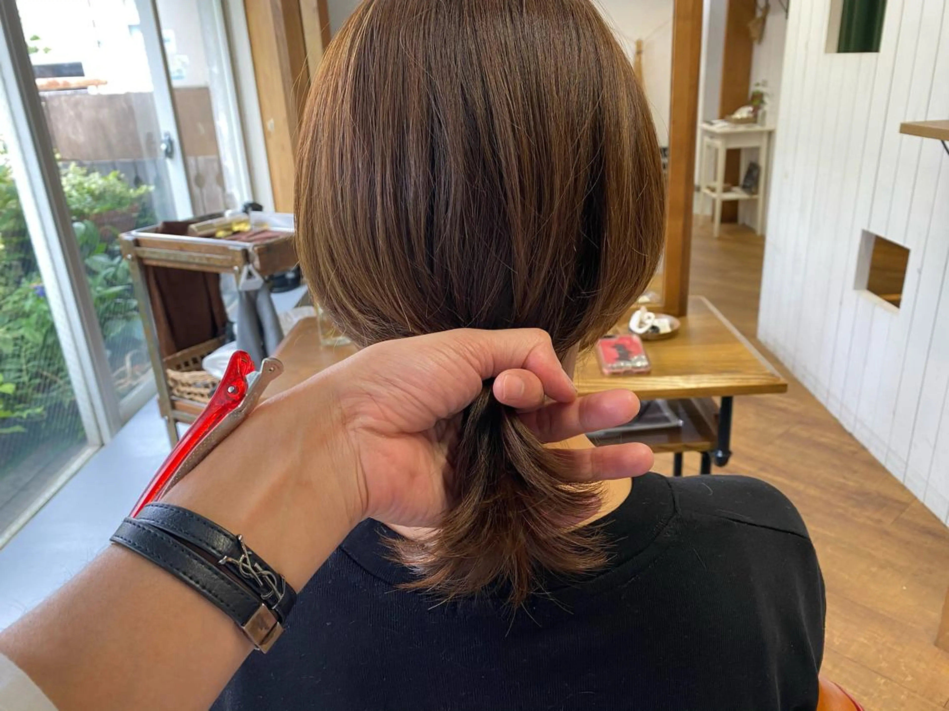 セミロング 西尾 隆介のヘアスタイル