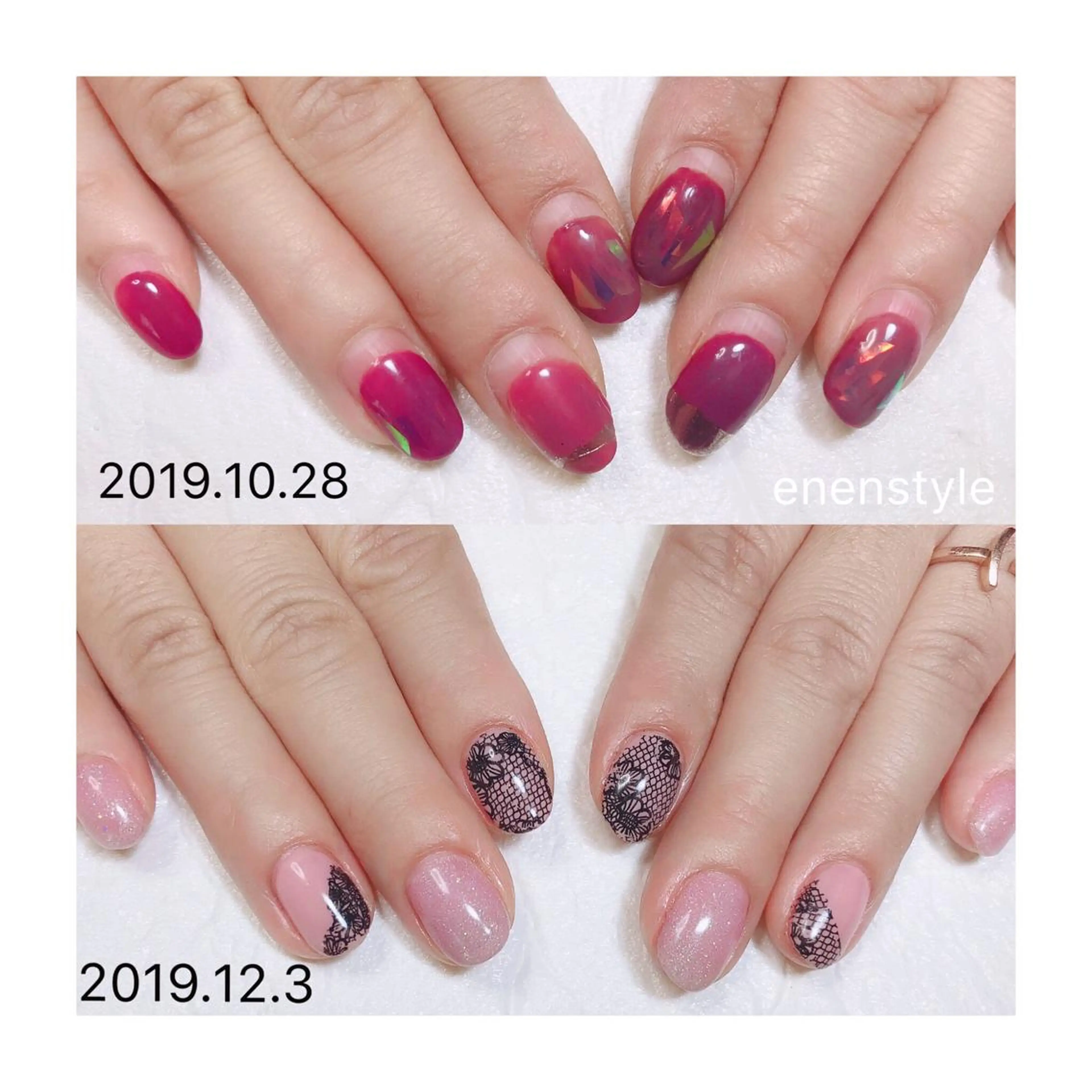 ショート ネイル ジェルネイル ニュアンスネイル オフィスネイル ワンカラーネイル シンプルネイル ハンドネイル 👑enen style👑のネイルデザイン