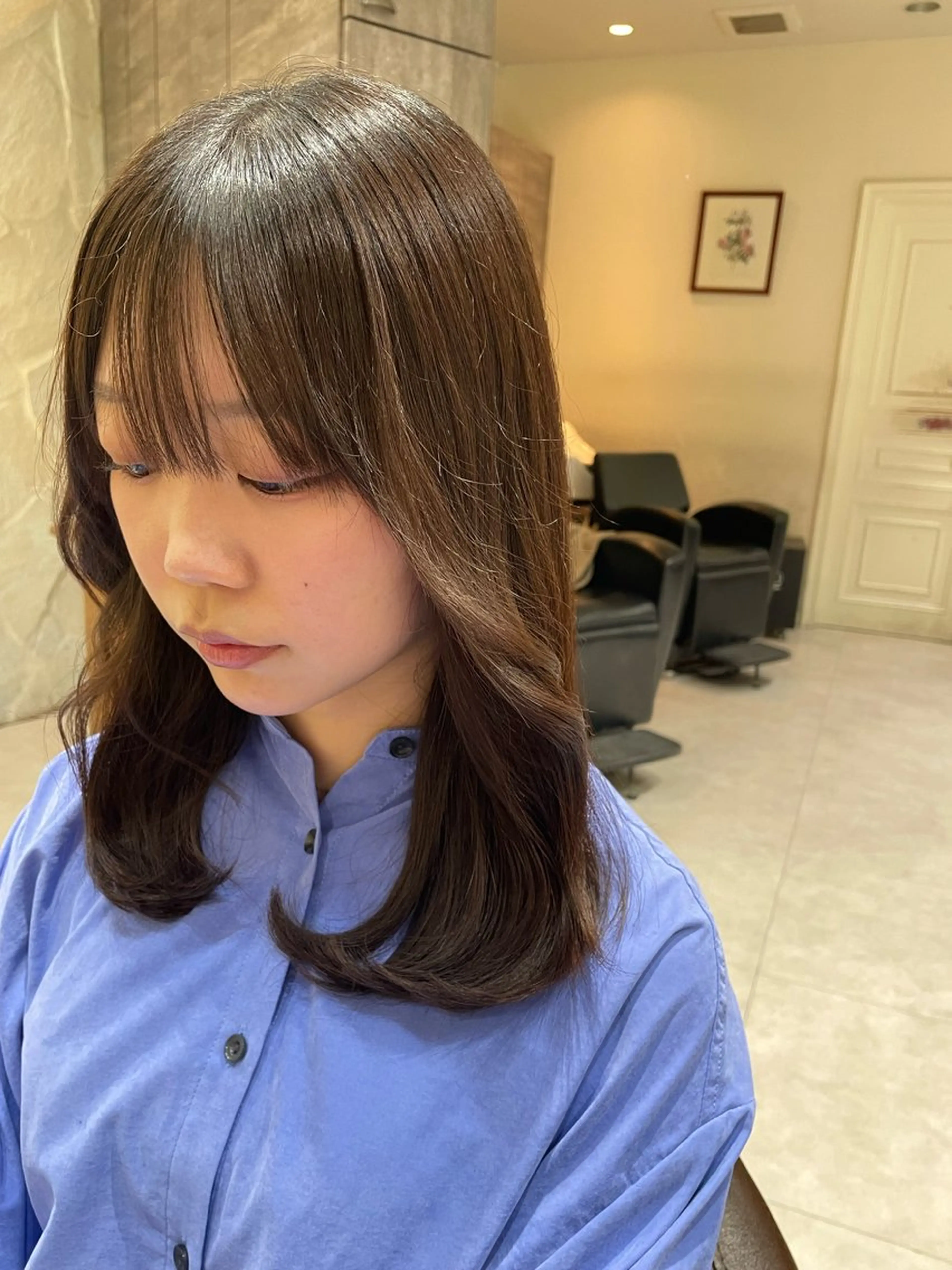 ロング 吉川沙知 /ナチュラルカラーのヘアスタイル