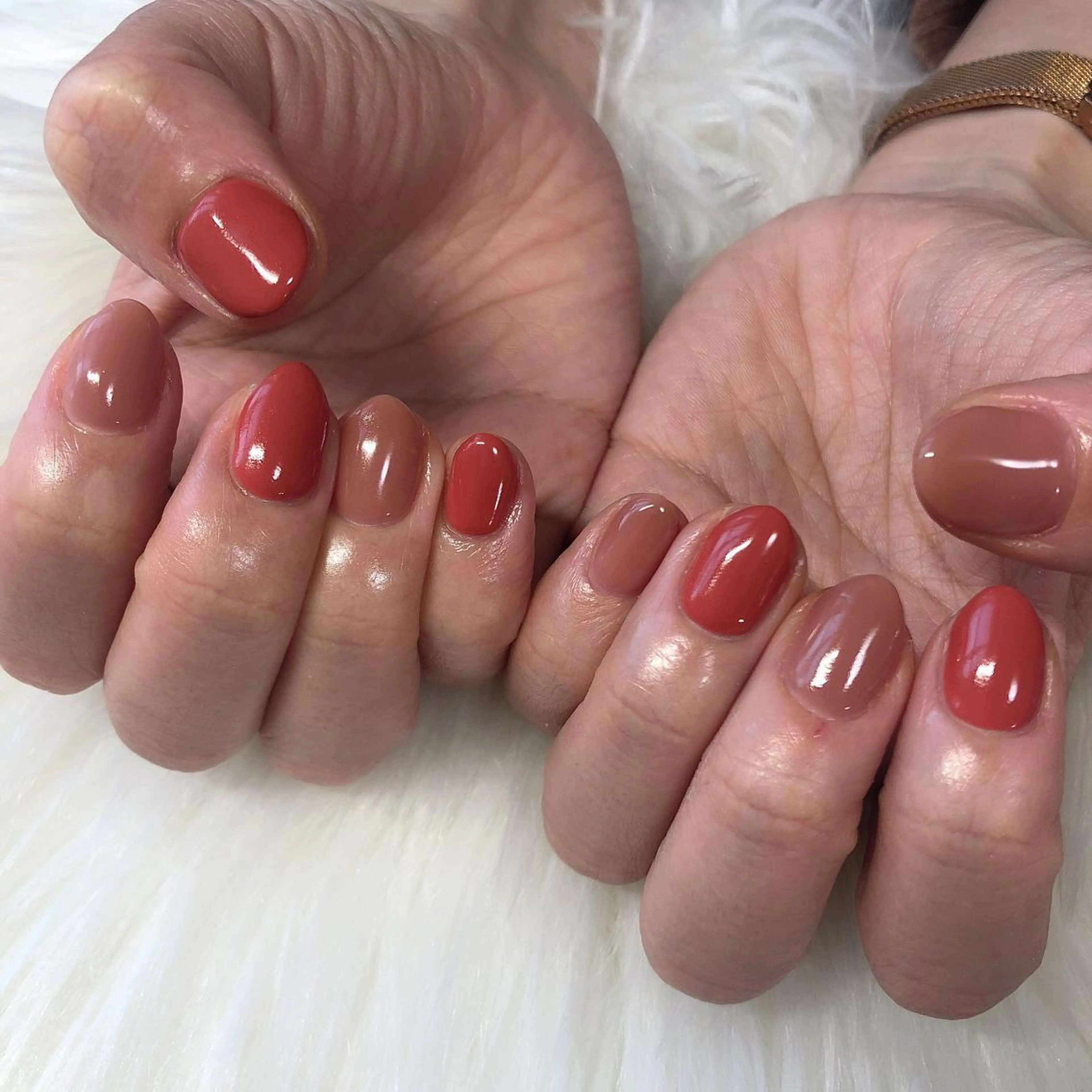 ネイル ハンドネイル 西岡 杏のネイルデザイン