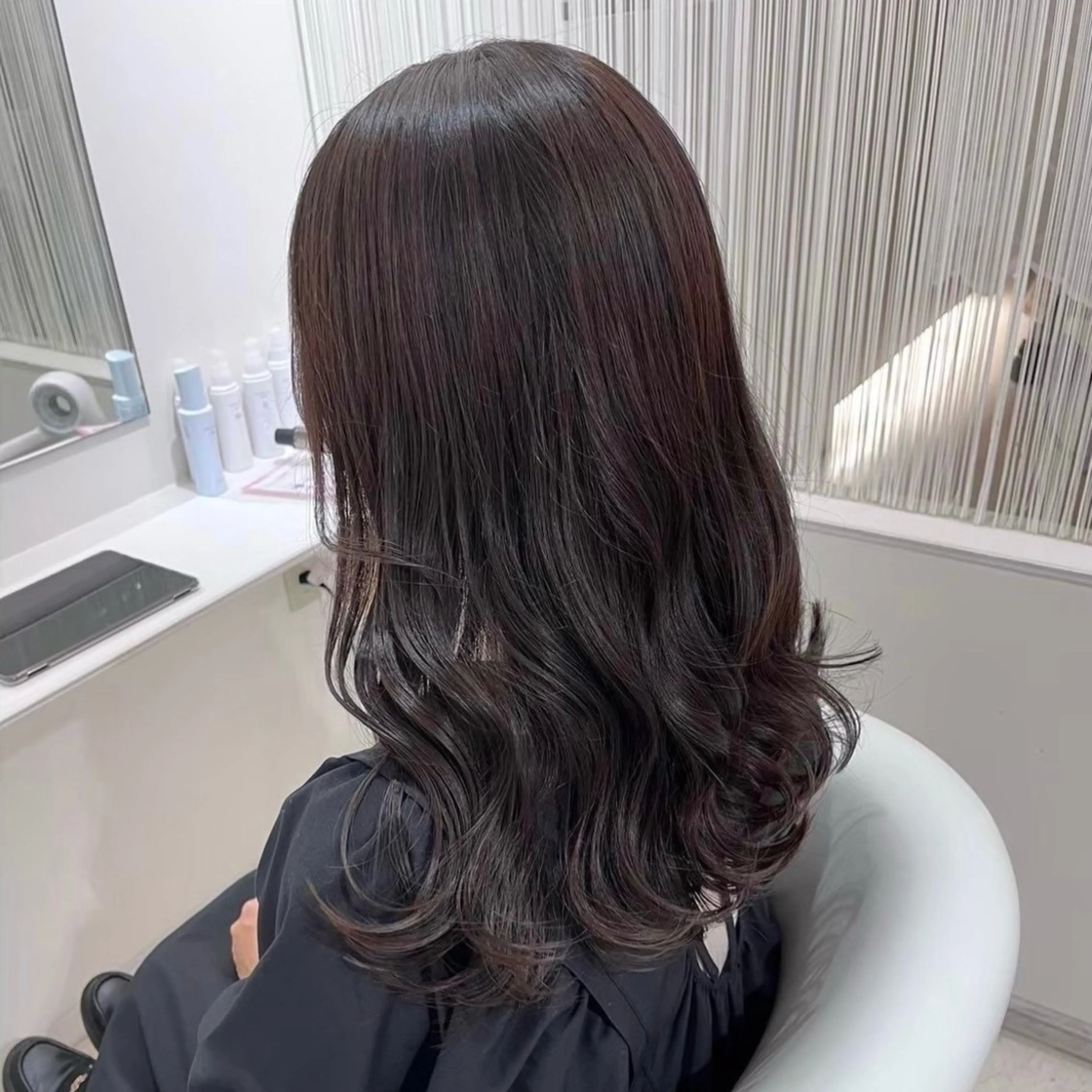 ロング カラー ヘアカラー Parve Mix 森 美遥🇰🇷🩶のヘアスタイル