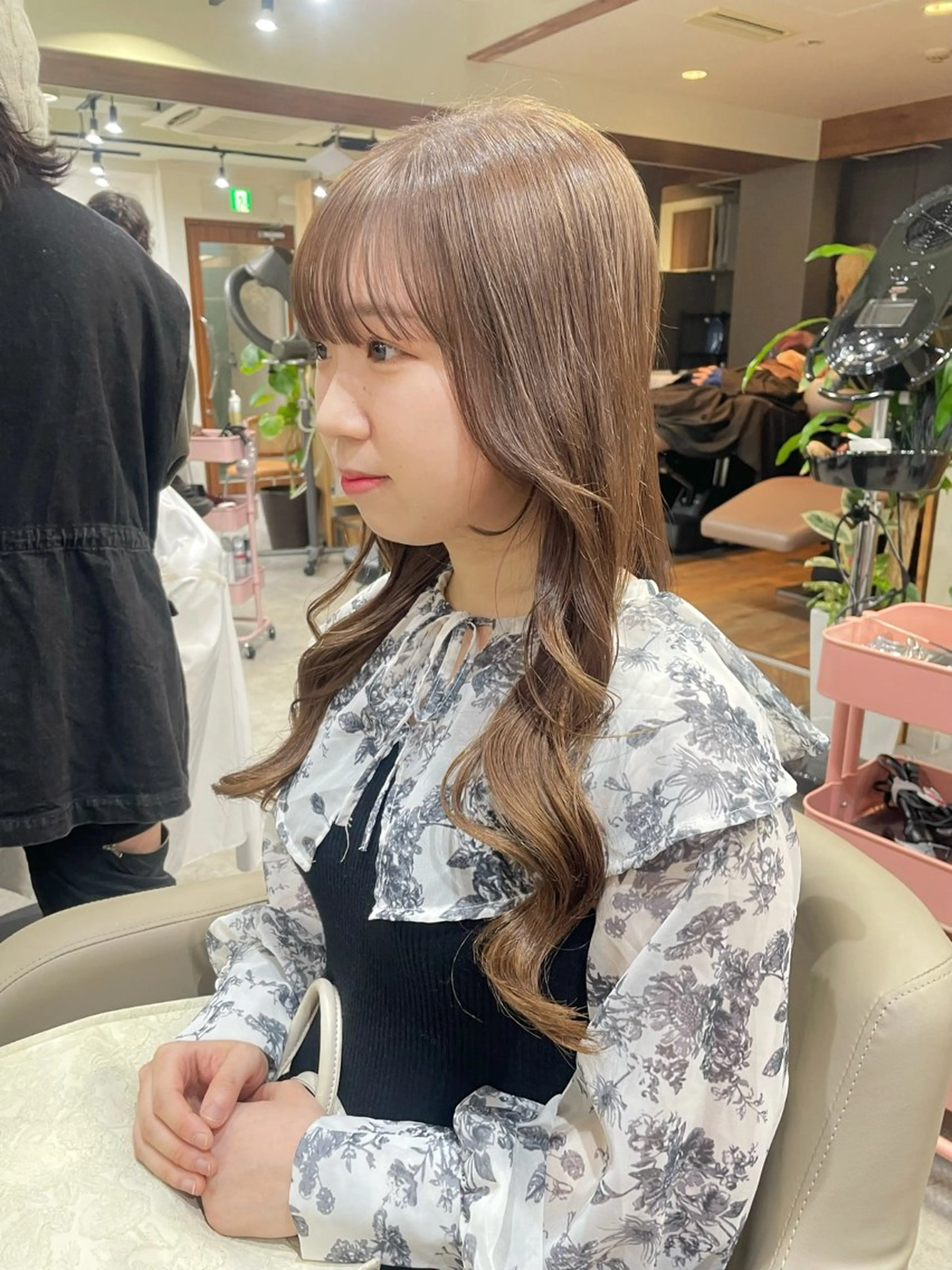 ロング 韓国風ヘア カット 韓国風パーマ/ヘア セット/店長みづきのヘアスタイル