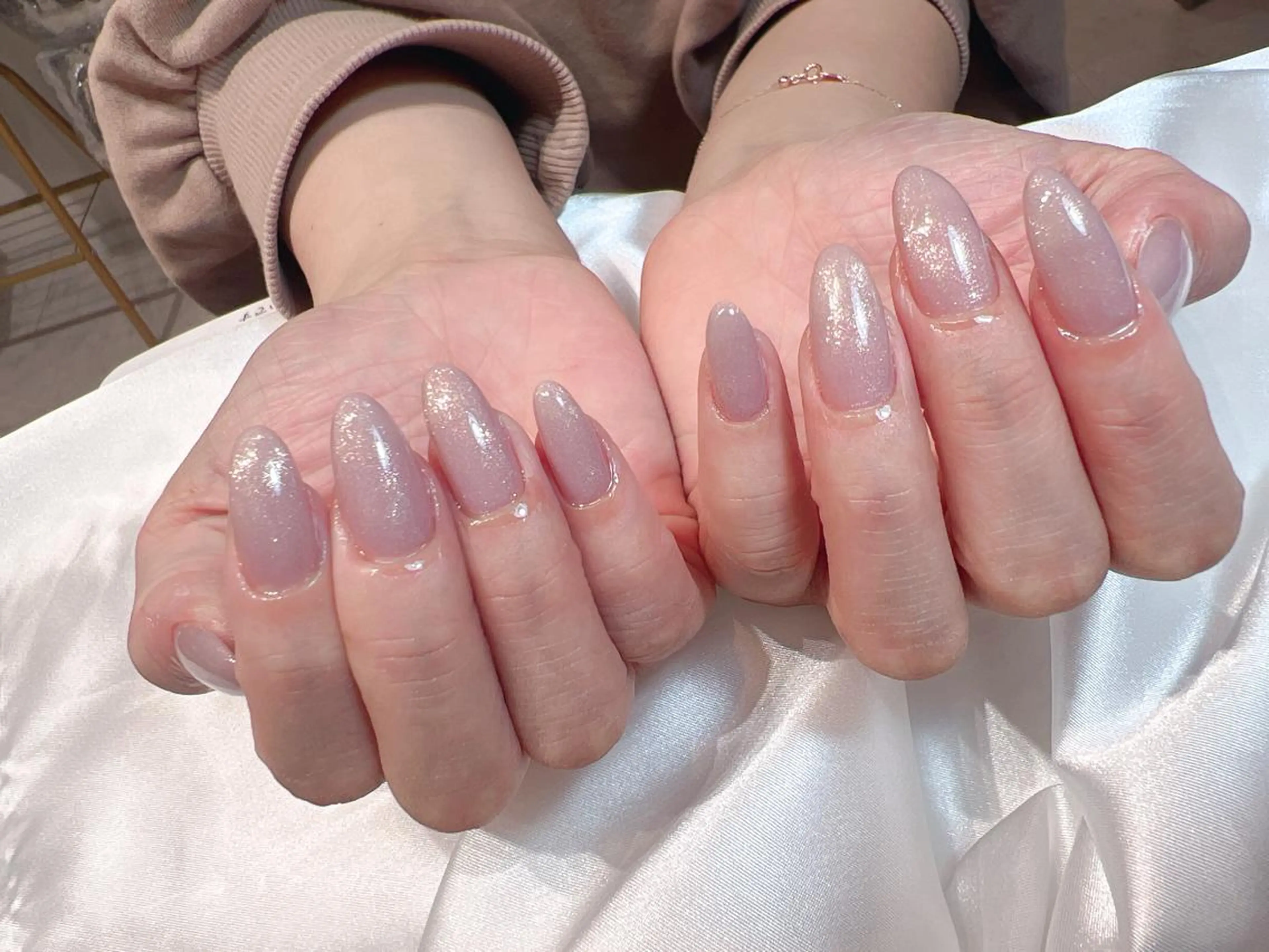 ネイル ワンカラーネイル bijou nails所属・bijou nails　蓮のネイルデザイン