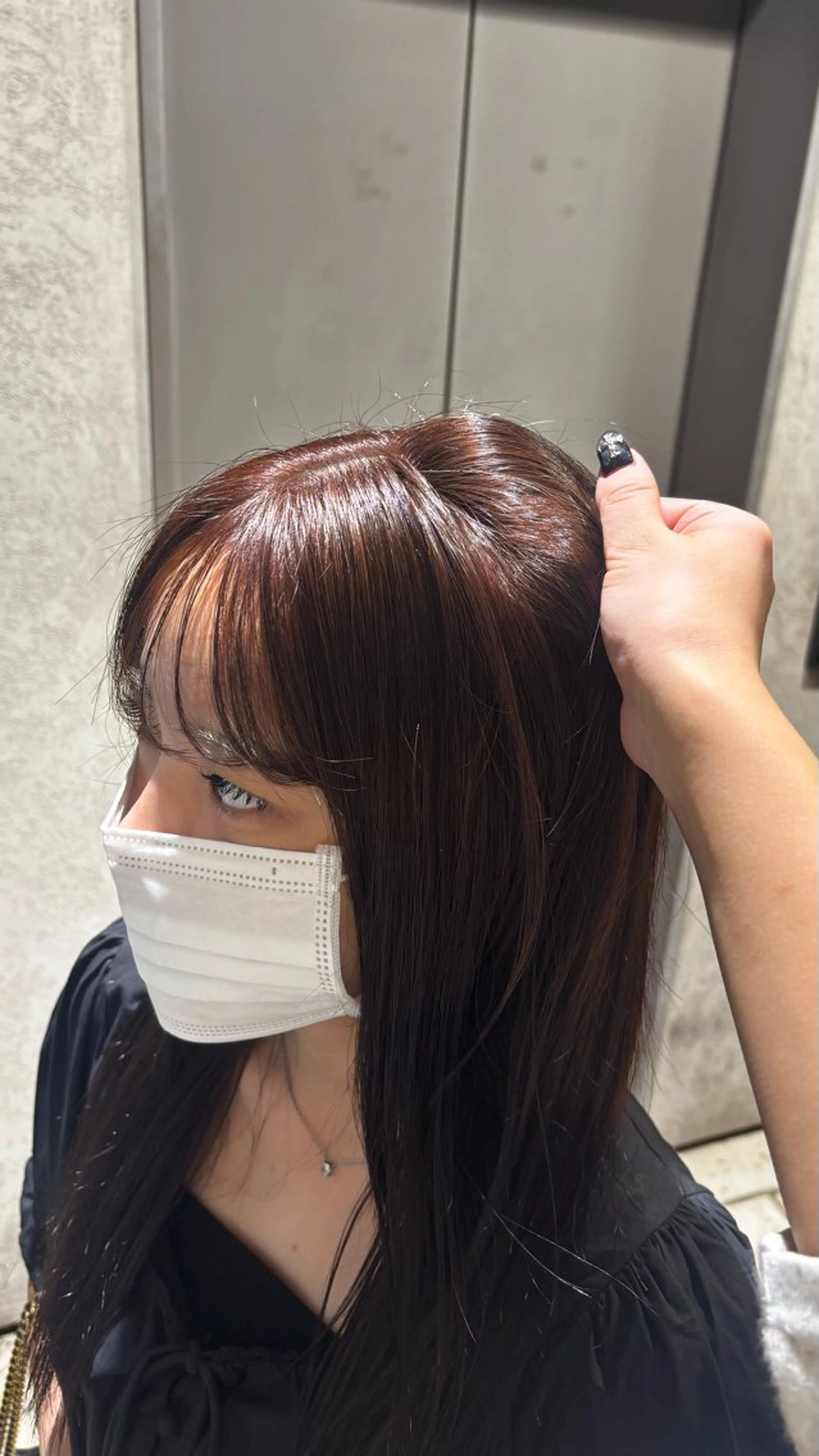 ロング HINAKO🩵 寒色カラー🪽のヘアスタイル