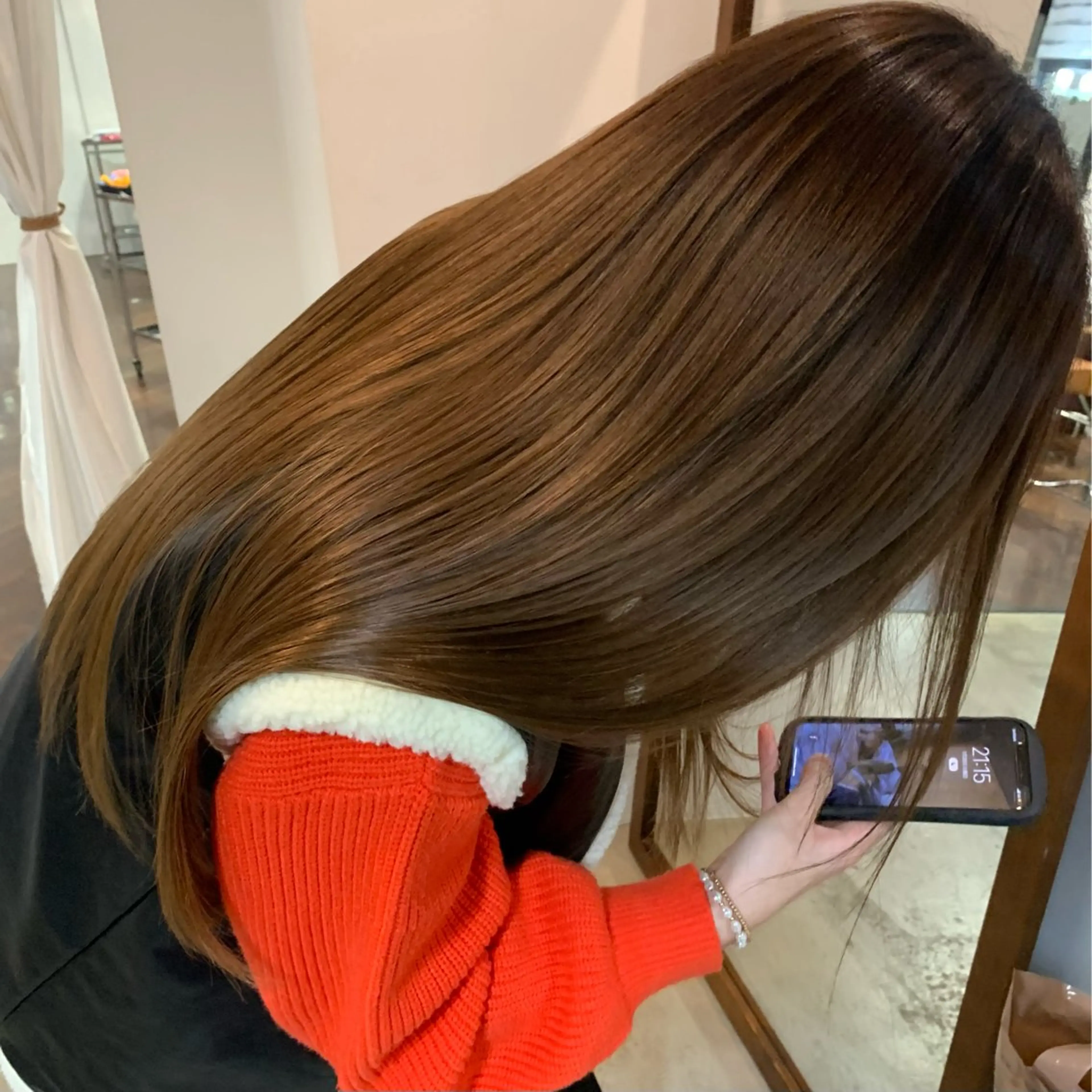 的場 莉音のヘアスタイル