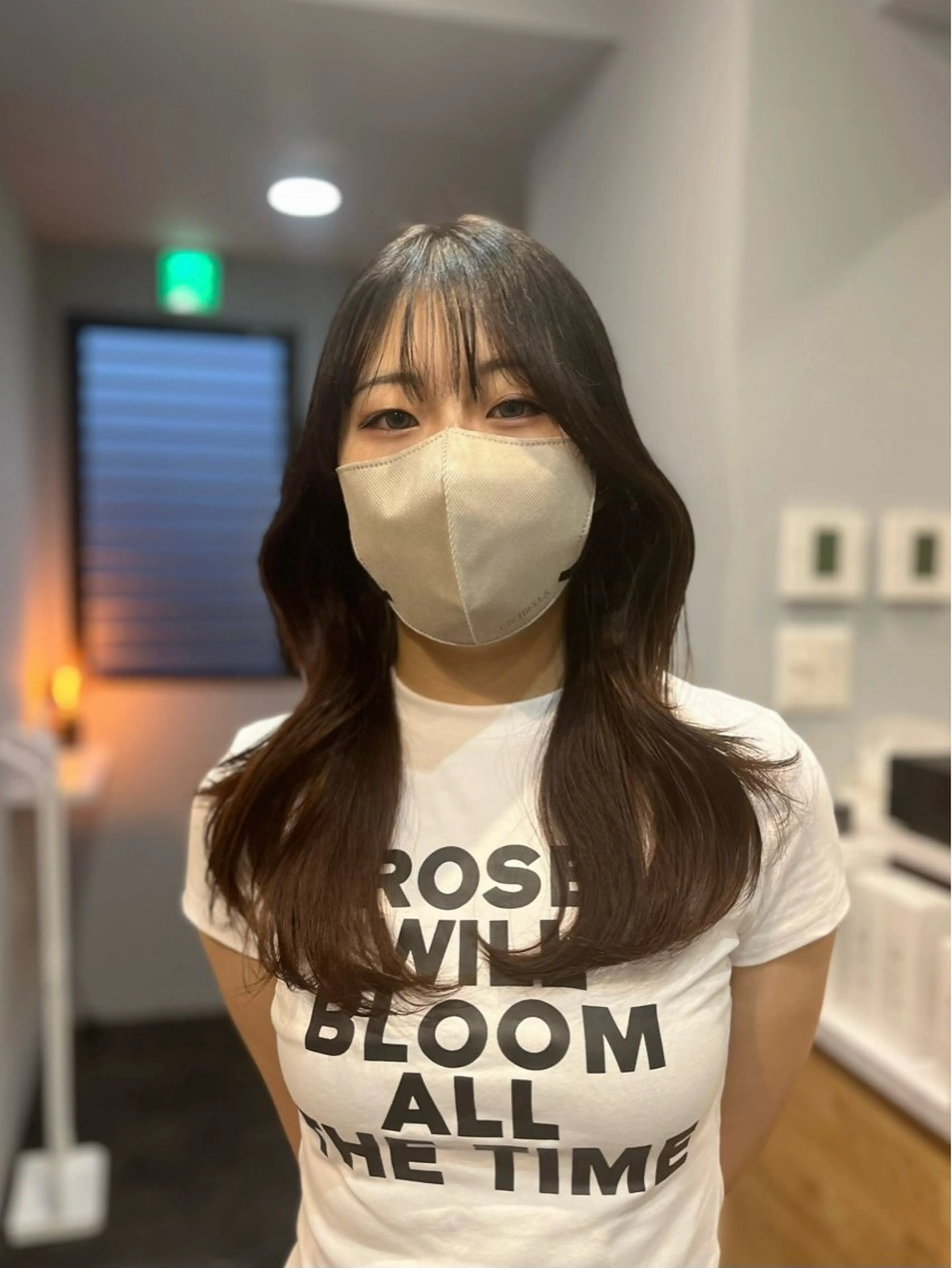 セミロング 髪質改善/韓国ヘア/ 赤み消し/sahoのヘアスタイル