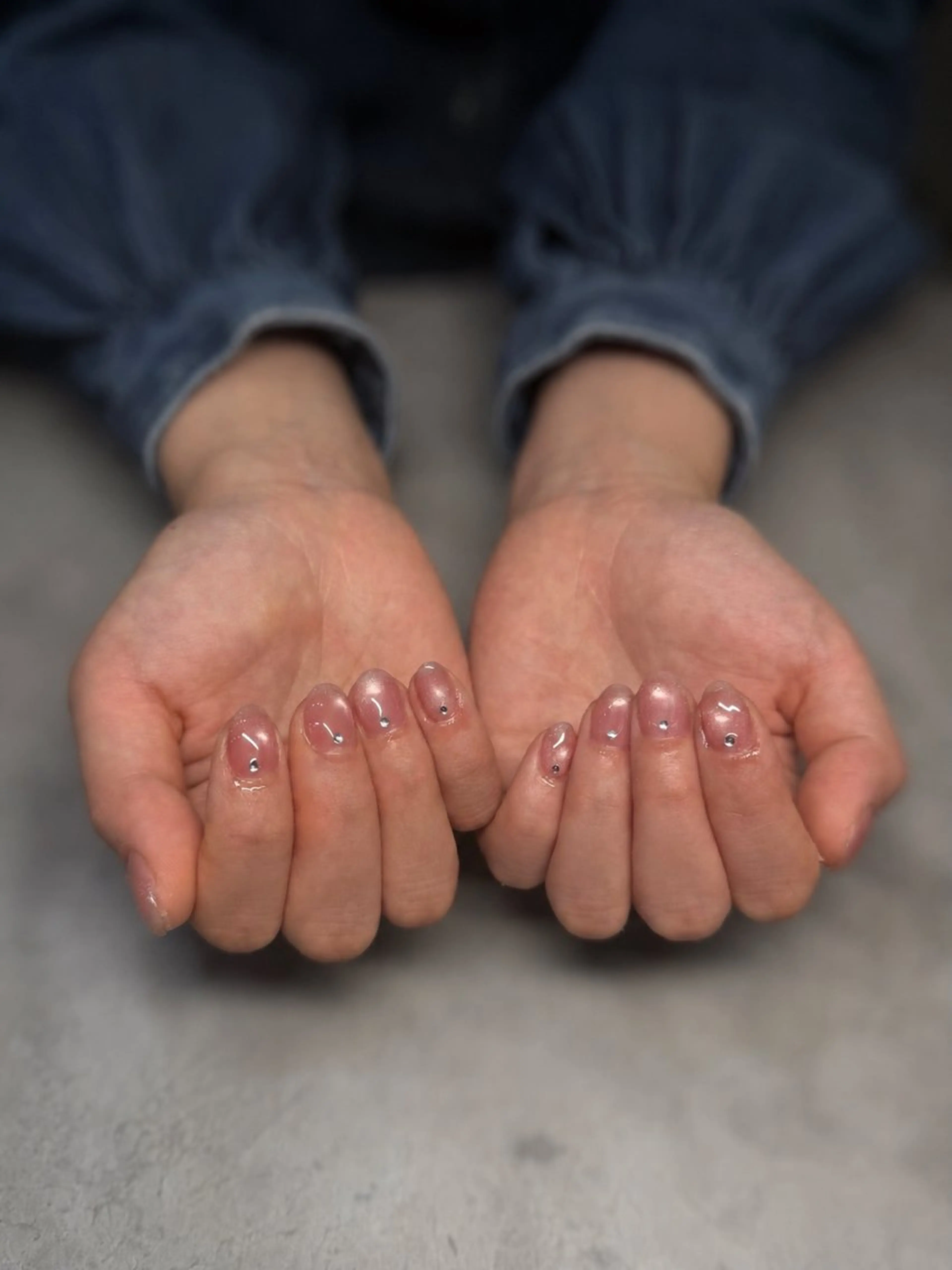 ネイル ビー玉ネイル IROHA NAIL 美優のネイルデザイン
