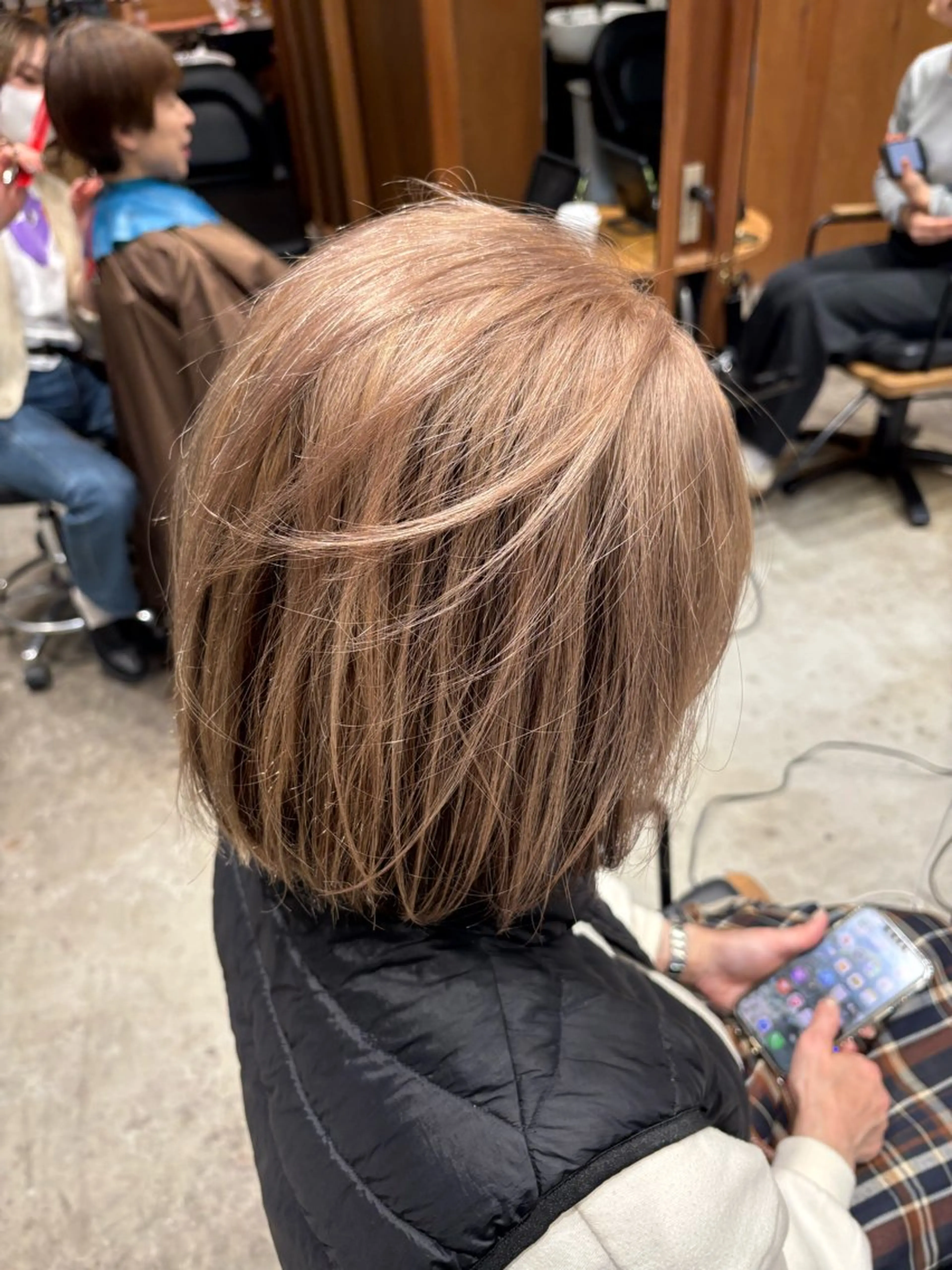 ショート カラー カット ヘアカラー パーマ/メンズ/ 鮫島竜海のヘアスタイル