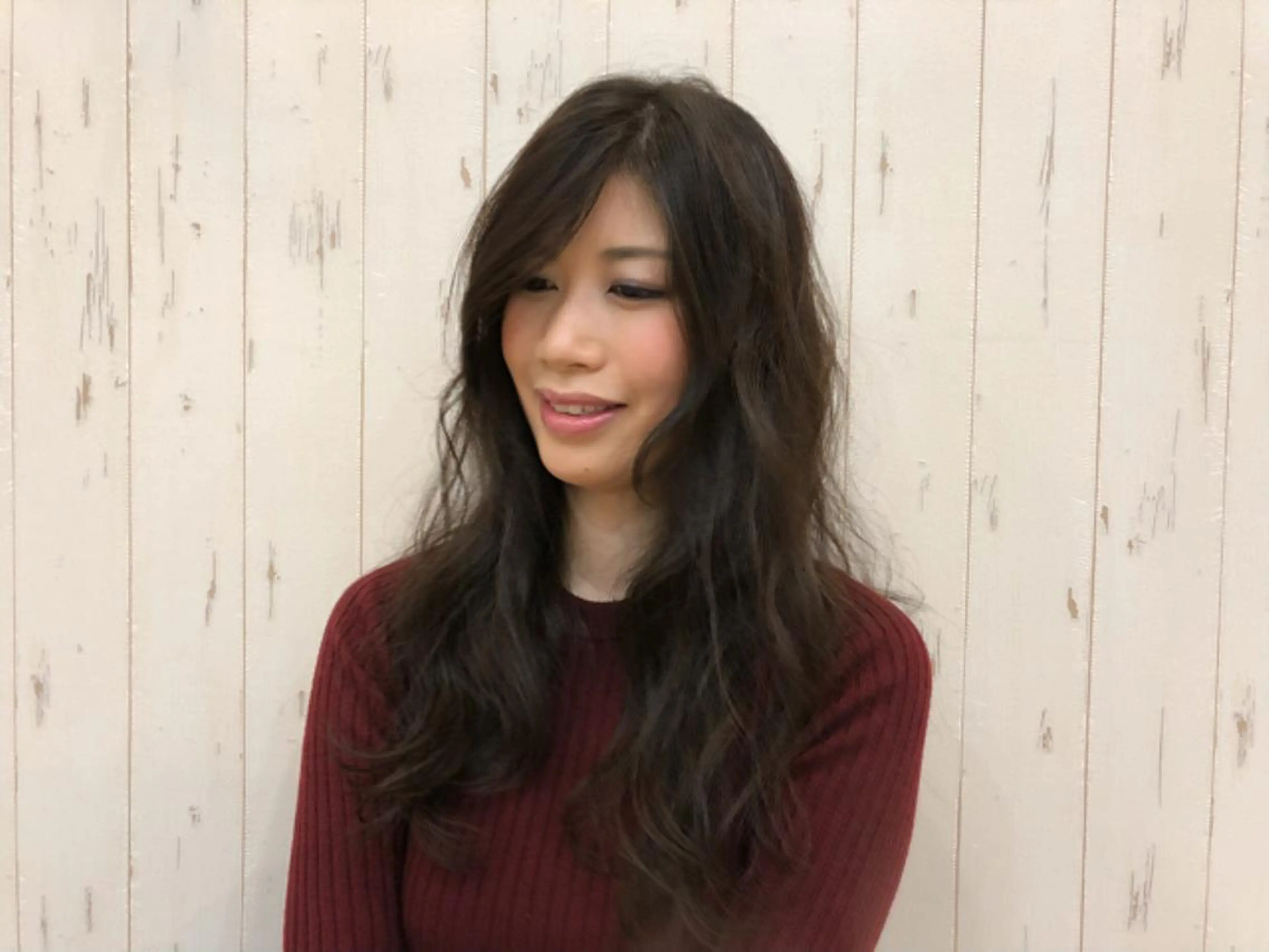 ロング カラー パーマ ヘアアレンジ レイヤーカット KAIzen. tomoのヘアスタイル