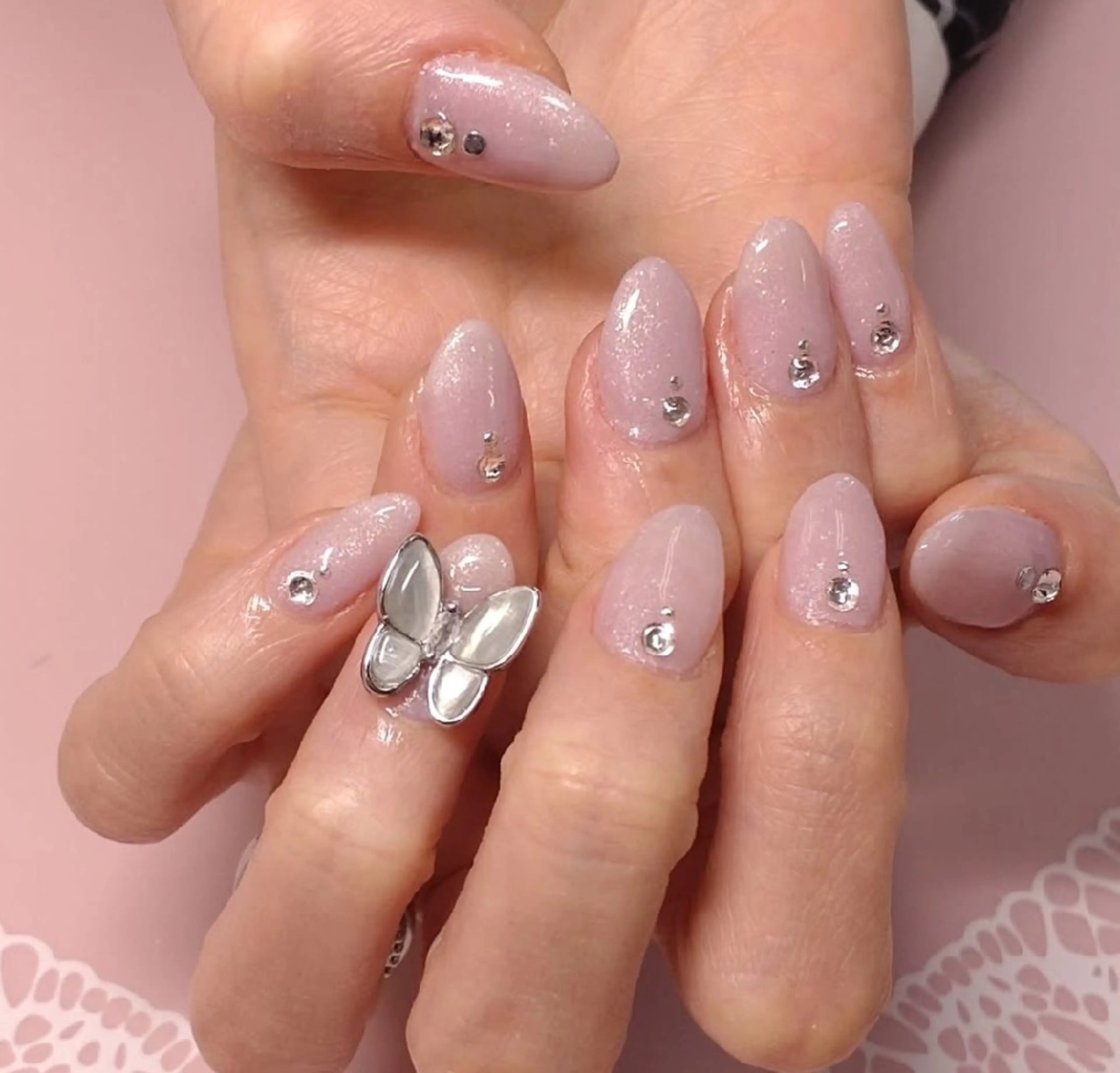 ネイル ワンカラーネイル fujinail(バーバーフジノ)所属・藤野 智美のネイルデザイン