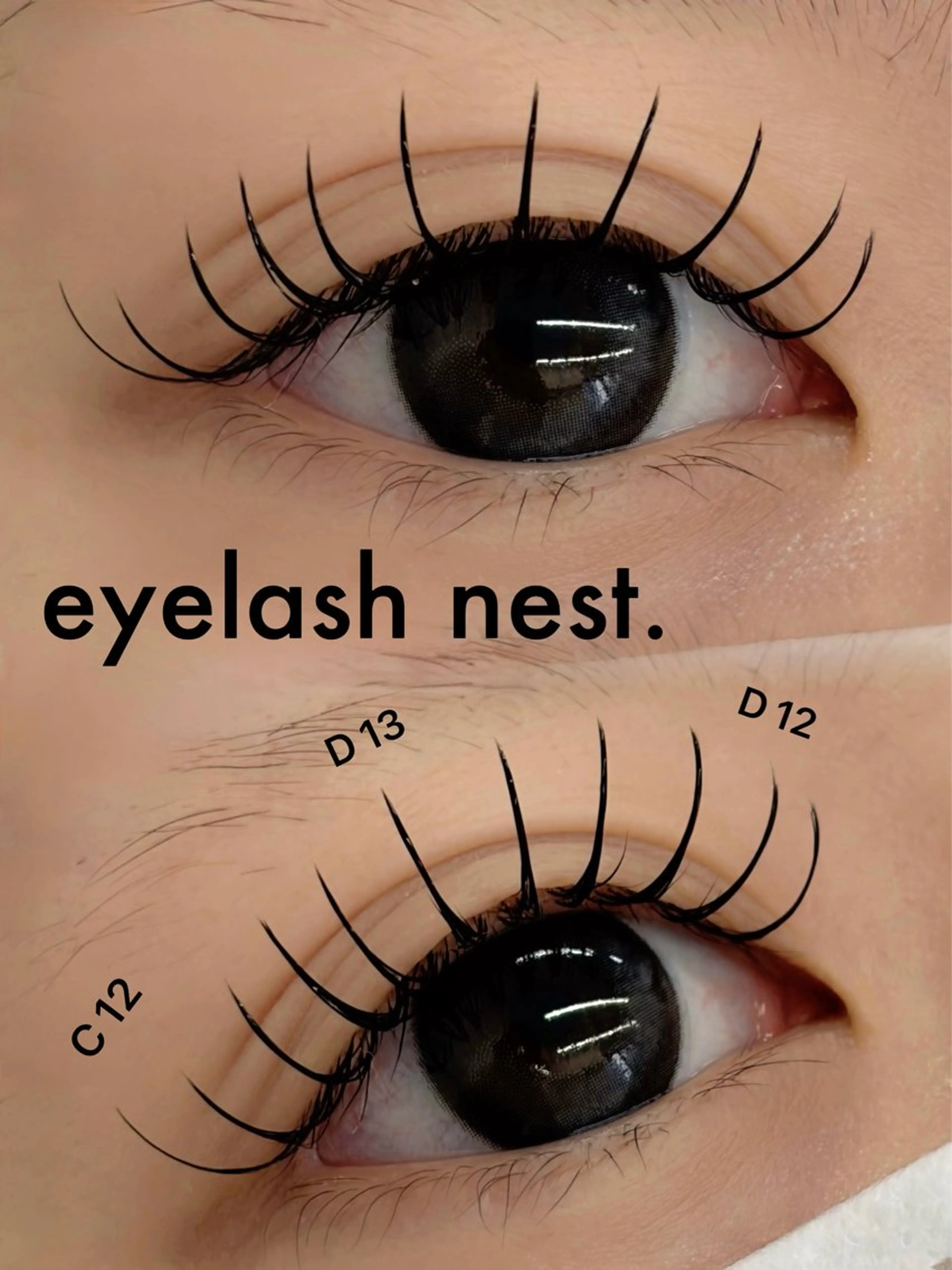 マツエク・マツパ フラットラッシュ マツエク 🤍nest. エリ🤍のマツエク・マツパデザイン