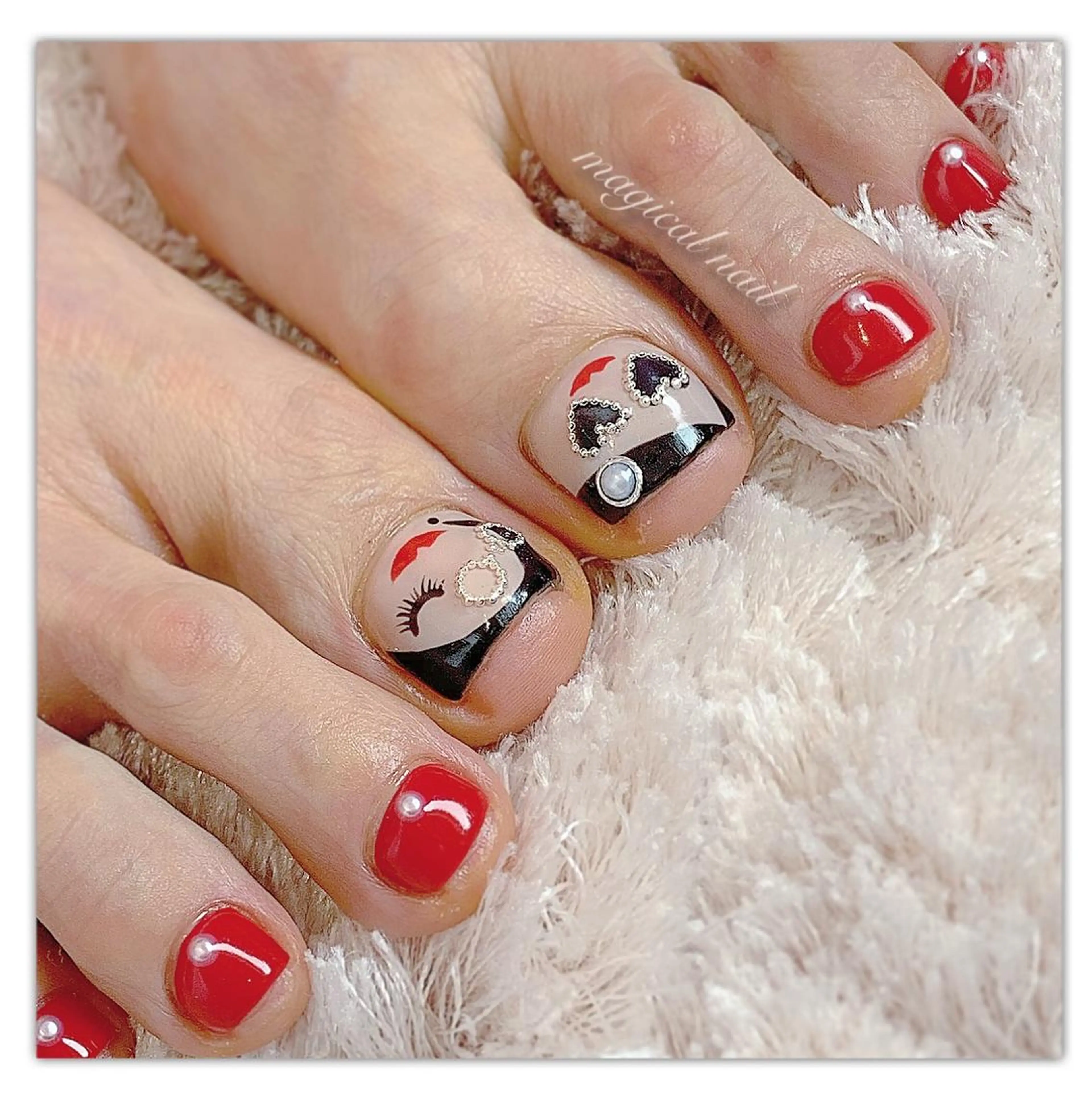 ネイル フットネイル magical nailのネイルデザイン