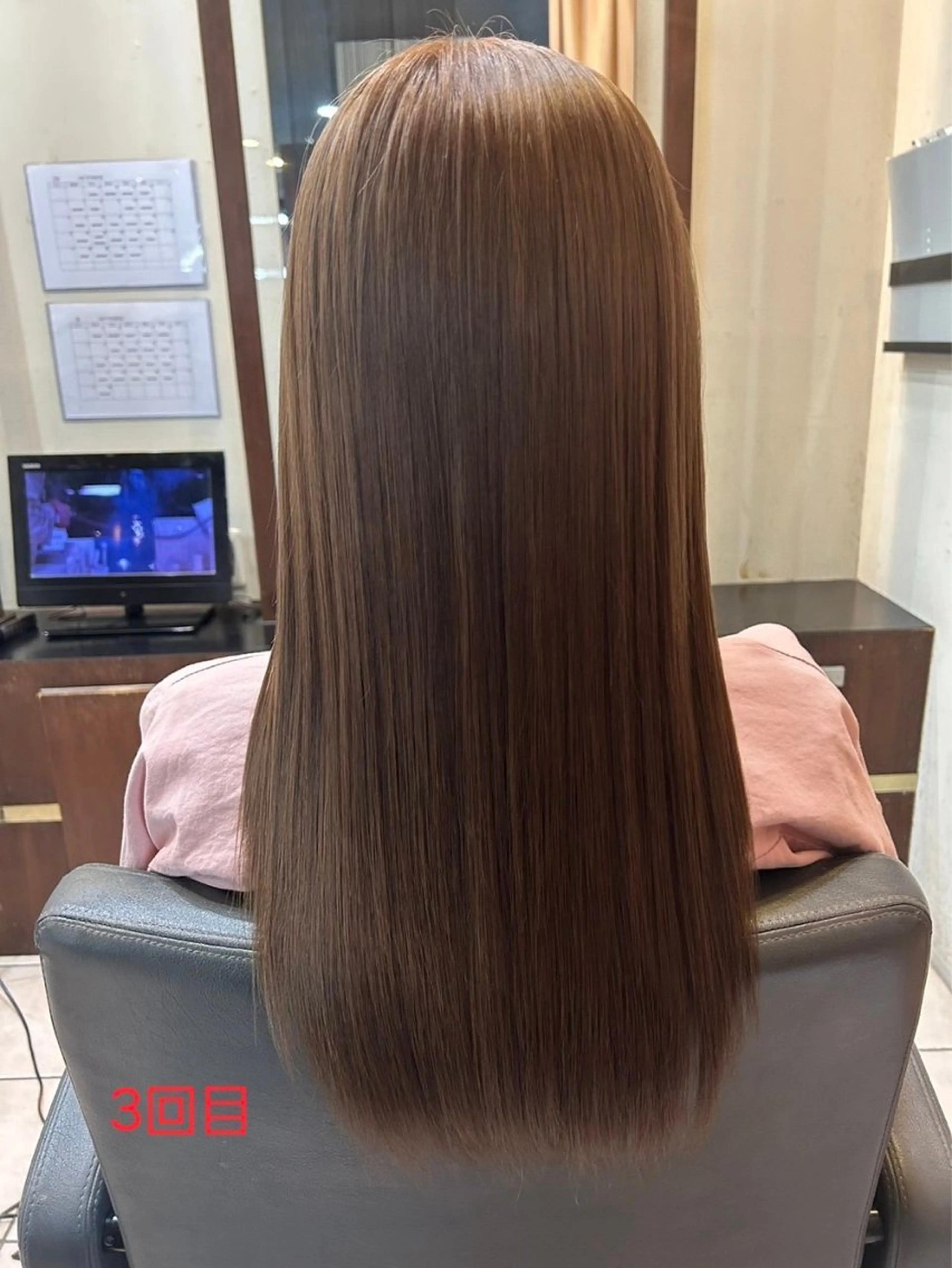 ロング 髪質改善 カット 縮毛矯正 MODEK's阿倍野 伊藤サダキのヘアスタイル