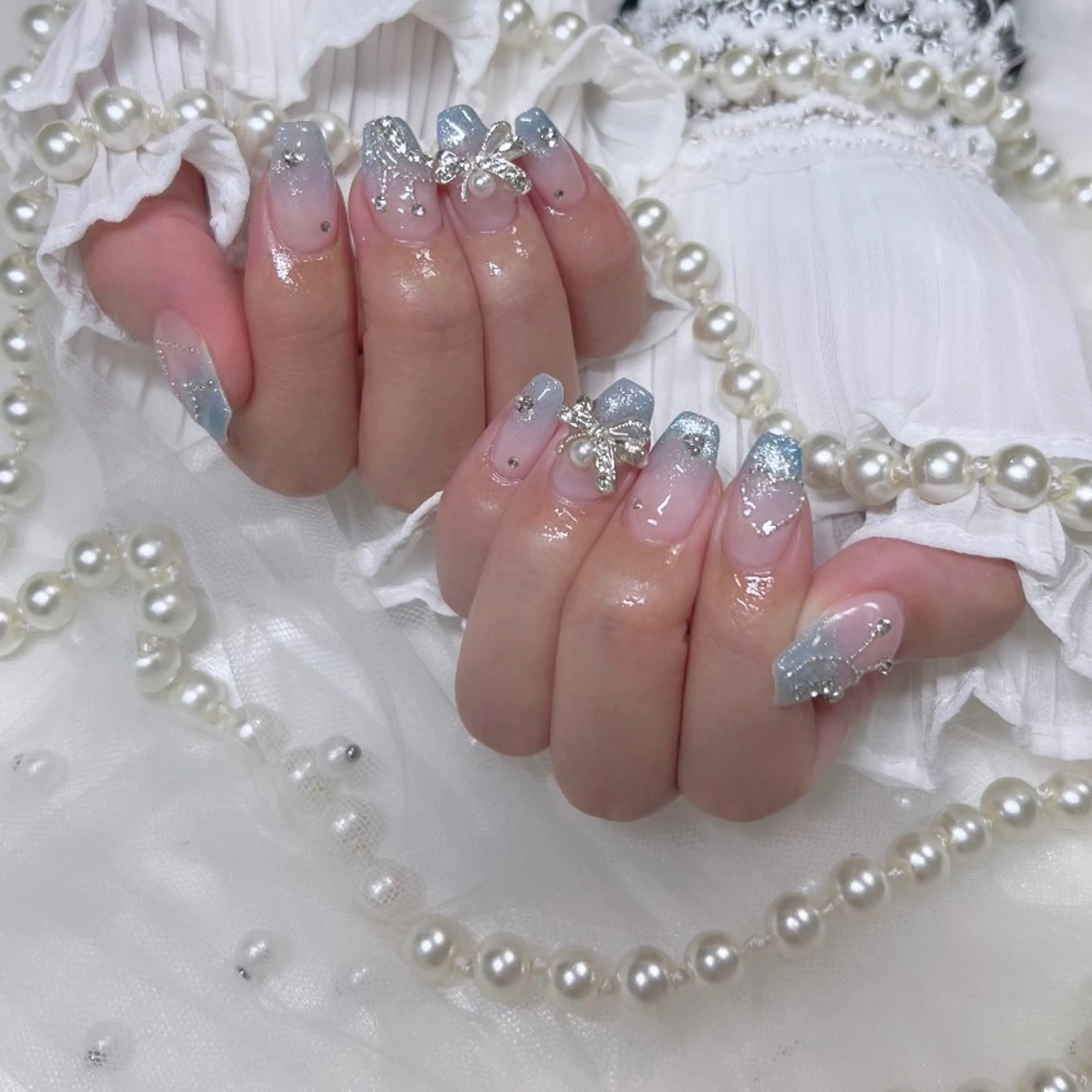 ネイル チークネイル ハンドネイル Ćuu Nail kahoのネイルデザイン