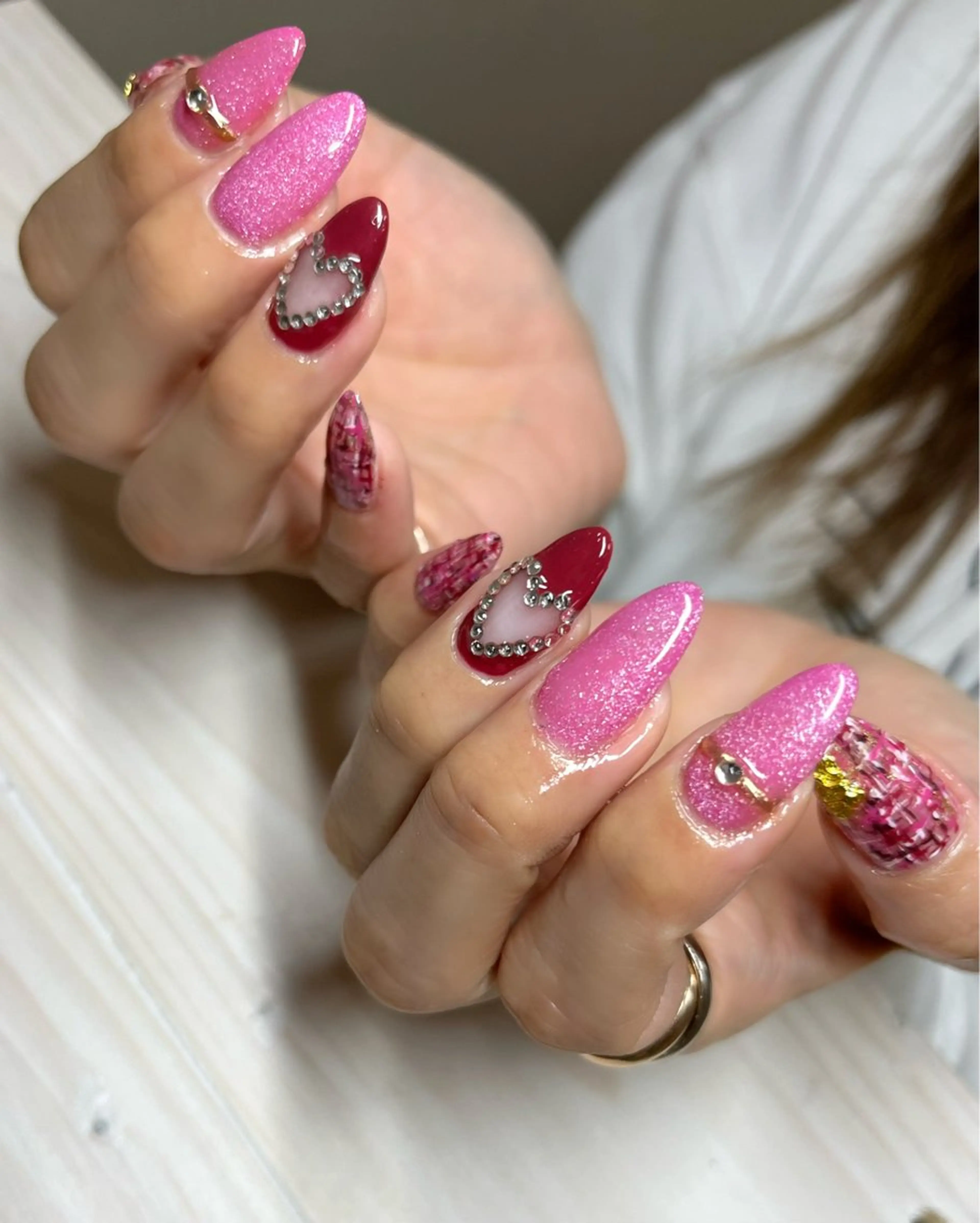 ネイル ストーンネイル ハンドネイル Marina Yamagataのネイルデザイン