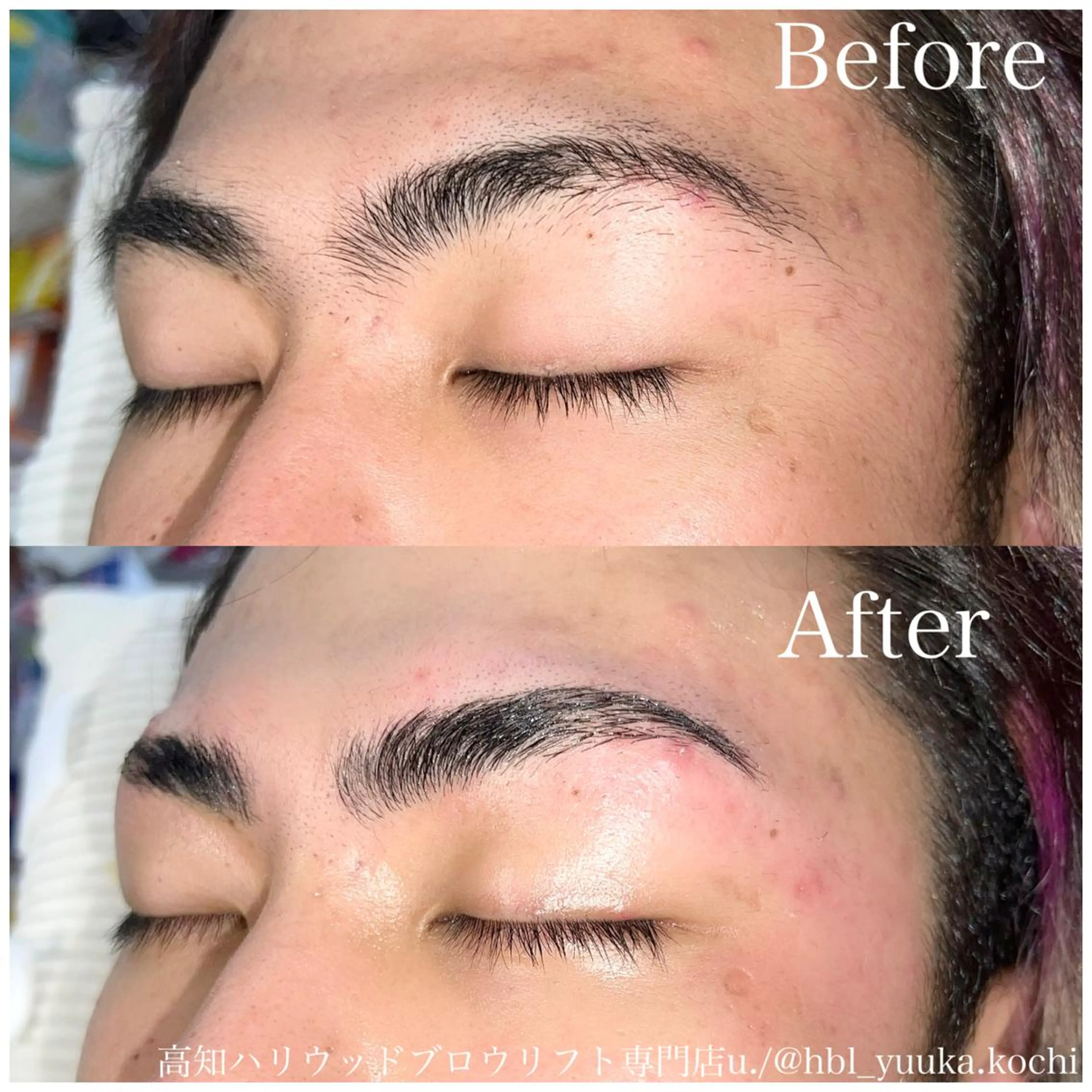 アイブロウ ハリウッドブロウリフト 眉毛ワックス脱毛 HBL専門店 /yuukaの眉毛・アイブロウイメージ