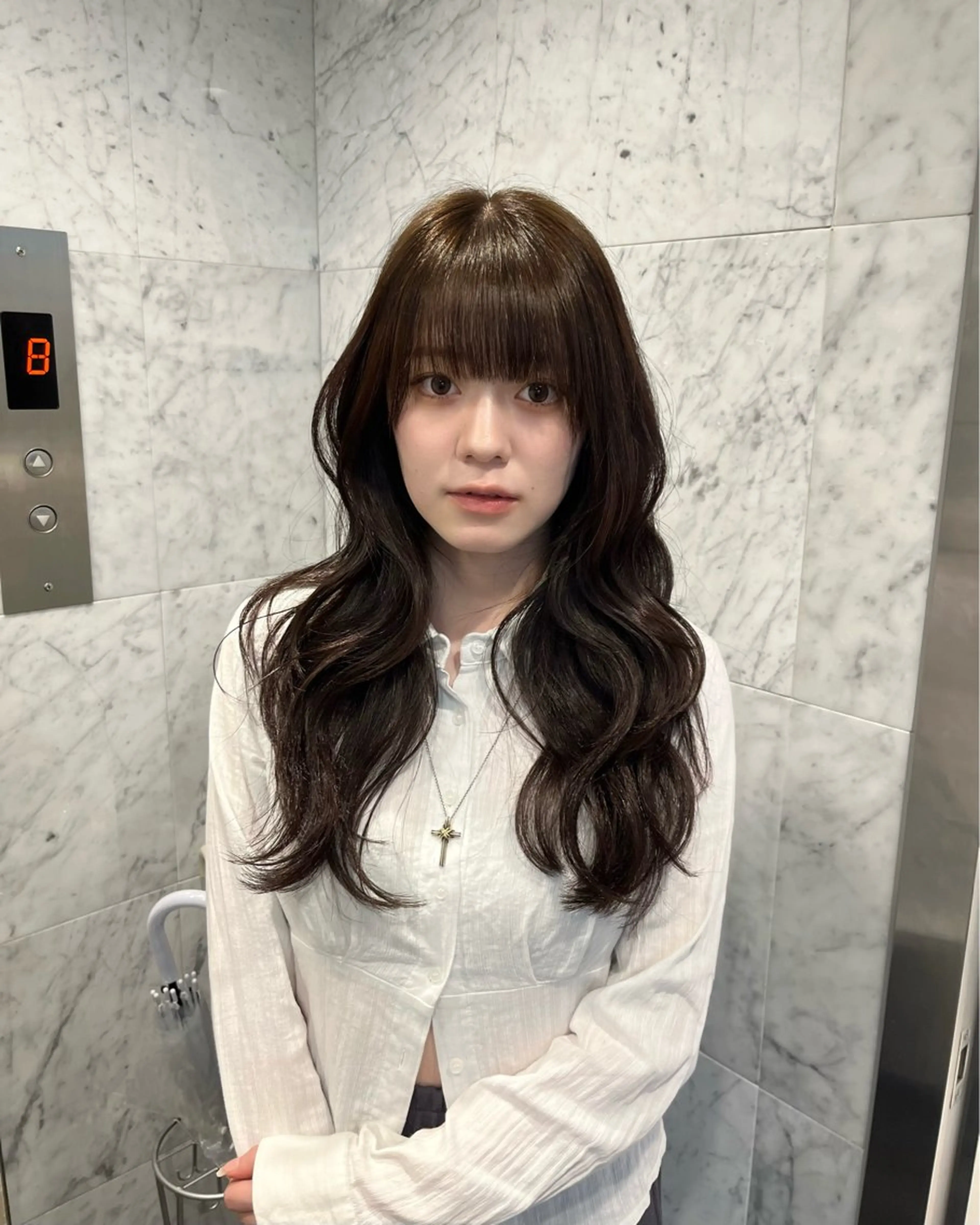 セミロング カラー ブラウンカラー ナチュラルブラウン 🦋レイヤー職人 猪瀬玲奈🦋のヘアスタイル