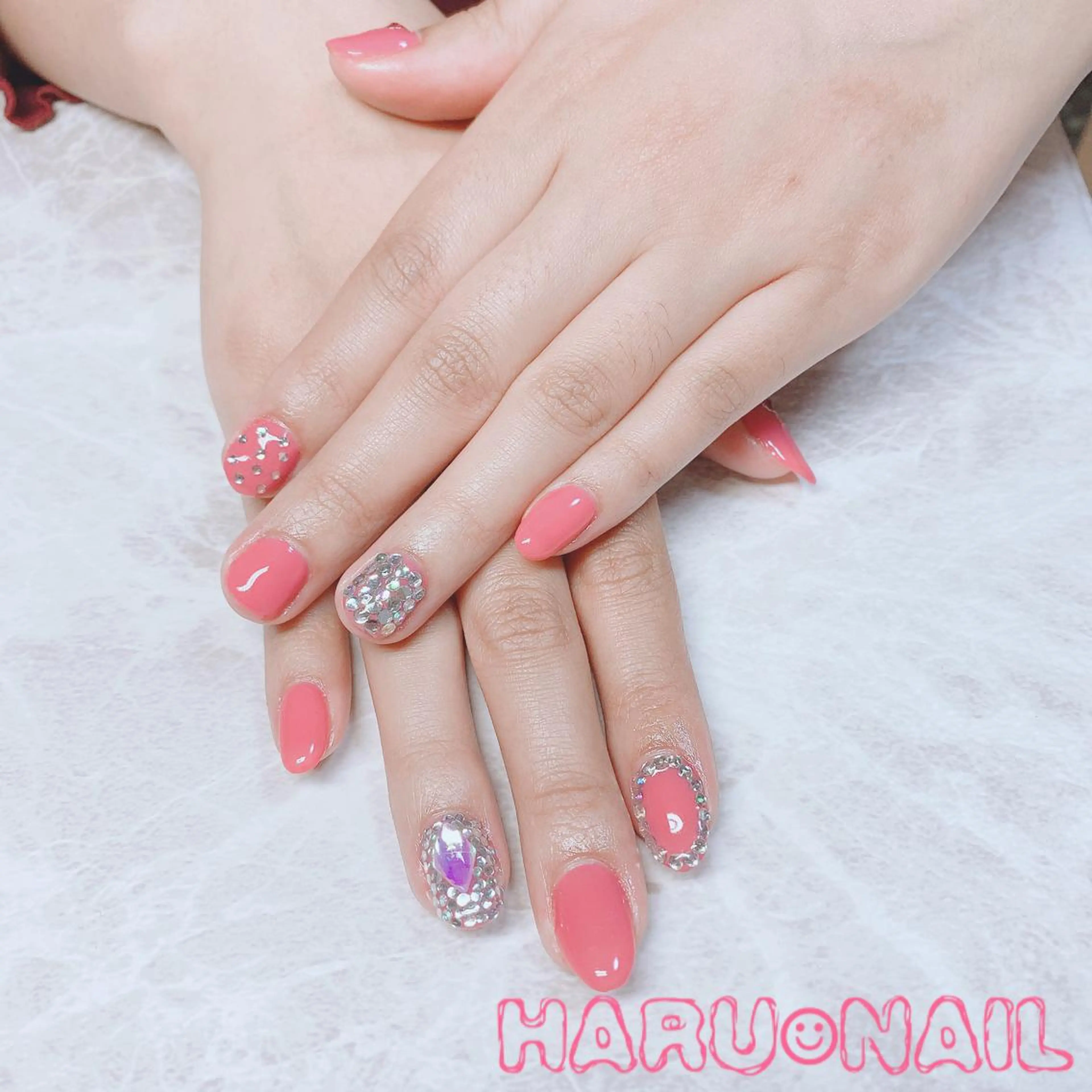 ネイル キラキラネイル 春ネイル 痩身/脱毛/ネイル HARUKAのエステ・リラクイメージ