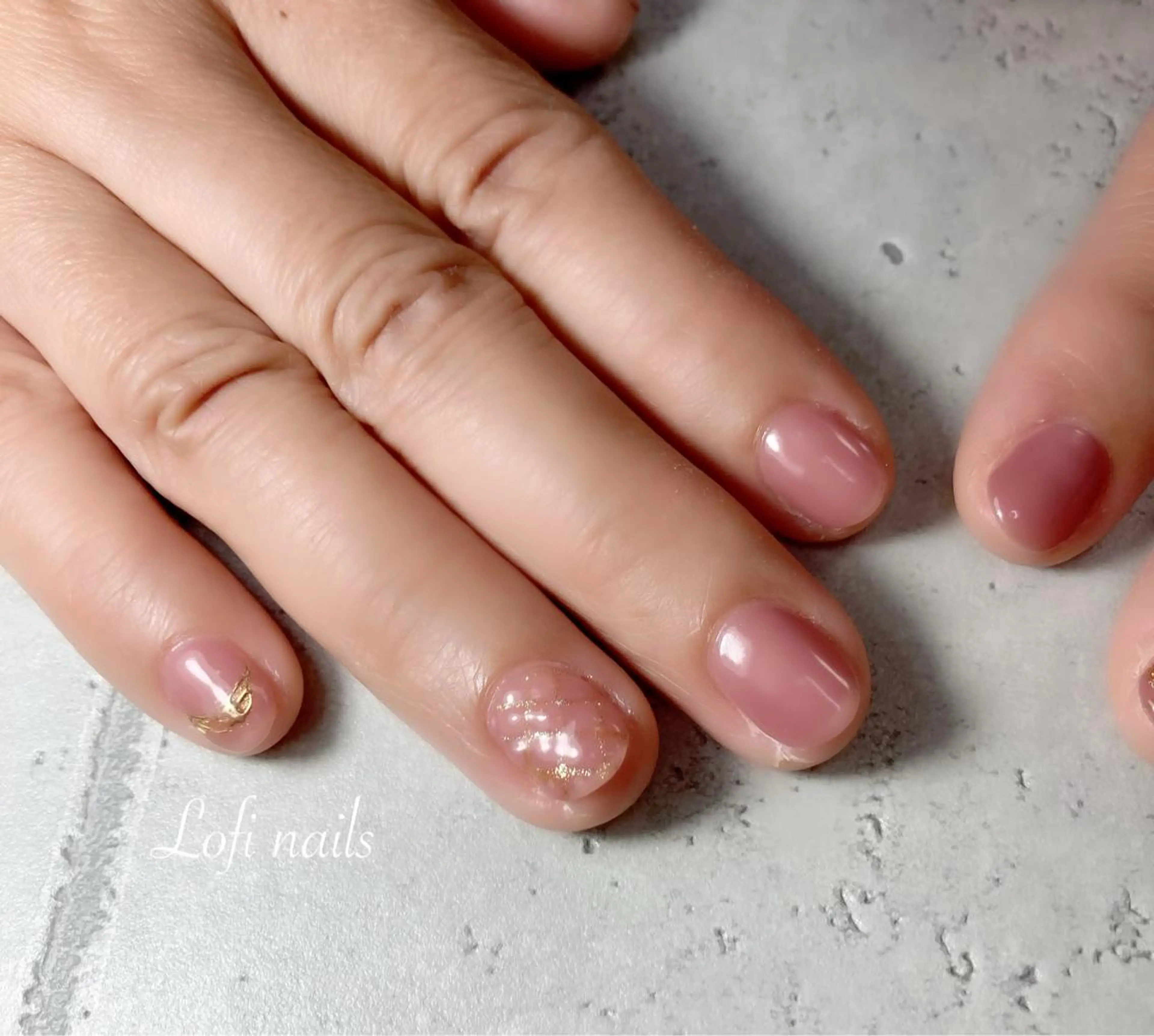 ネイル ミラーネイル Lofi nails ゆきこのネイルデザイン