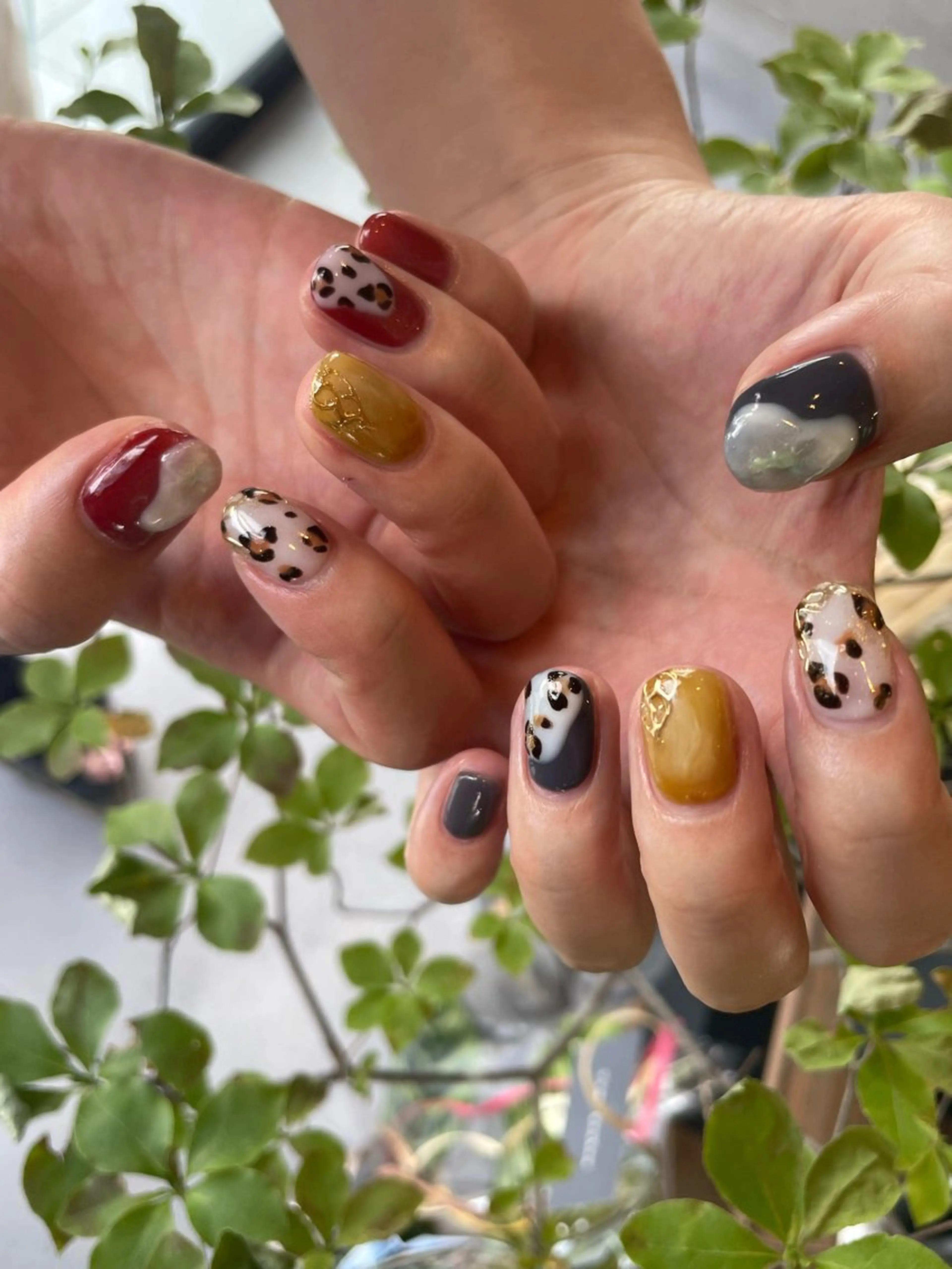 ネイル ハンドネイル 甲府市徳行 🧸prunelleのネイルデザイン