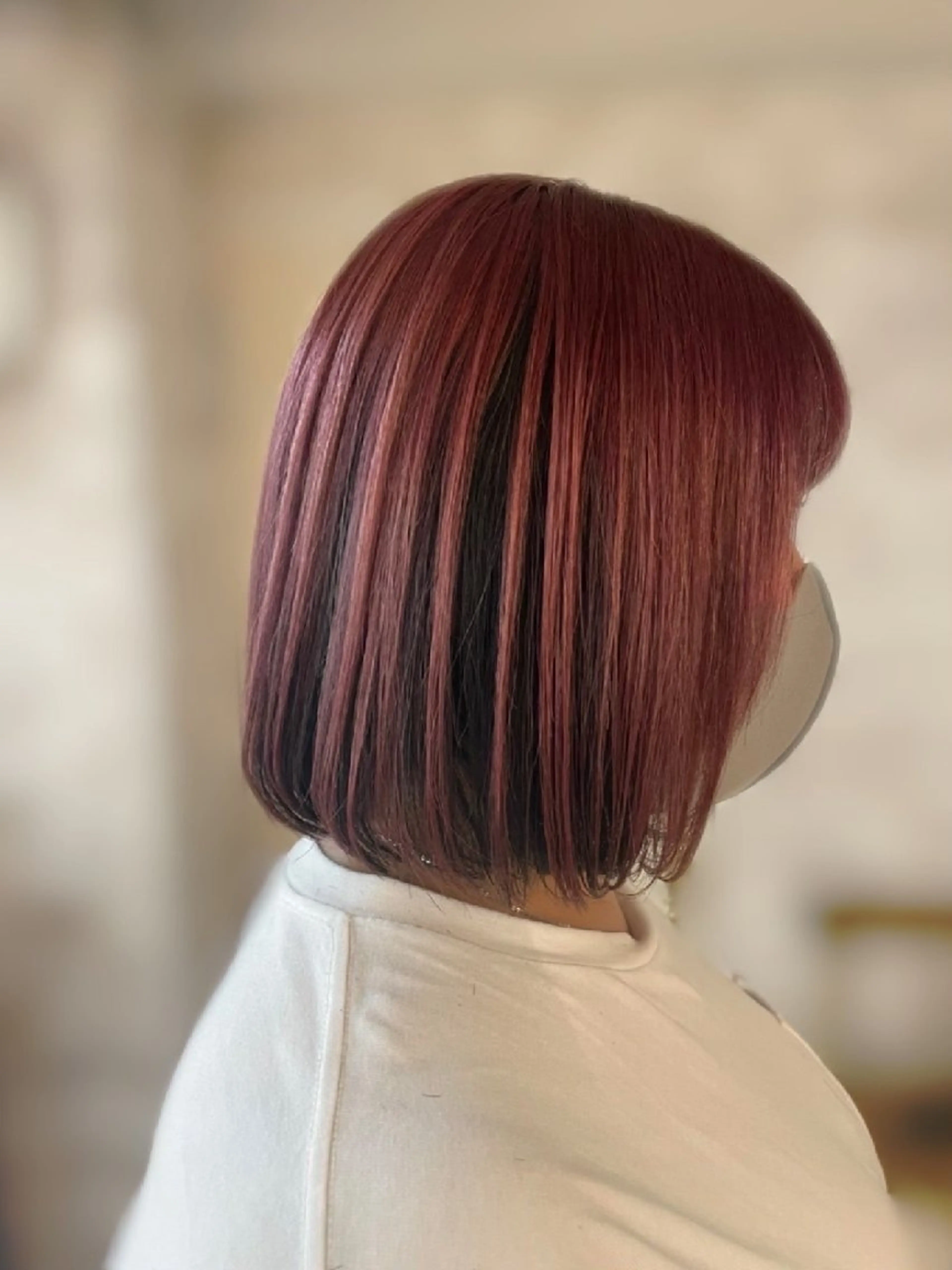 カラー ショート ブリーチ ケアブリーチ ダブルカラー イルミナカラー ボブ 個室　髪質改善　Emily所属・髪質改善✨韓国ヘア ✨yugiのヘアスタイル