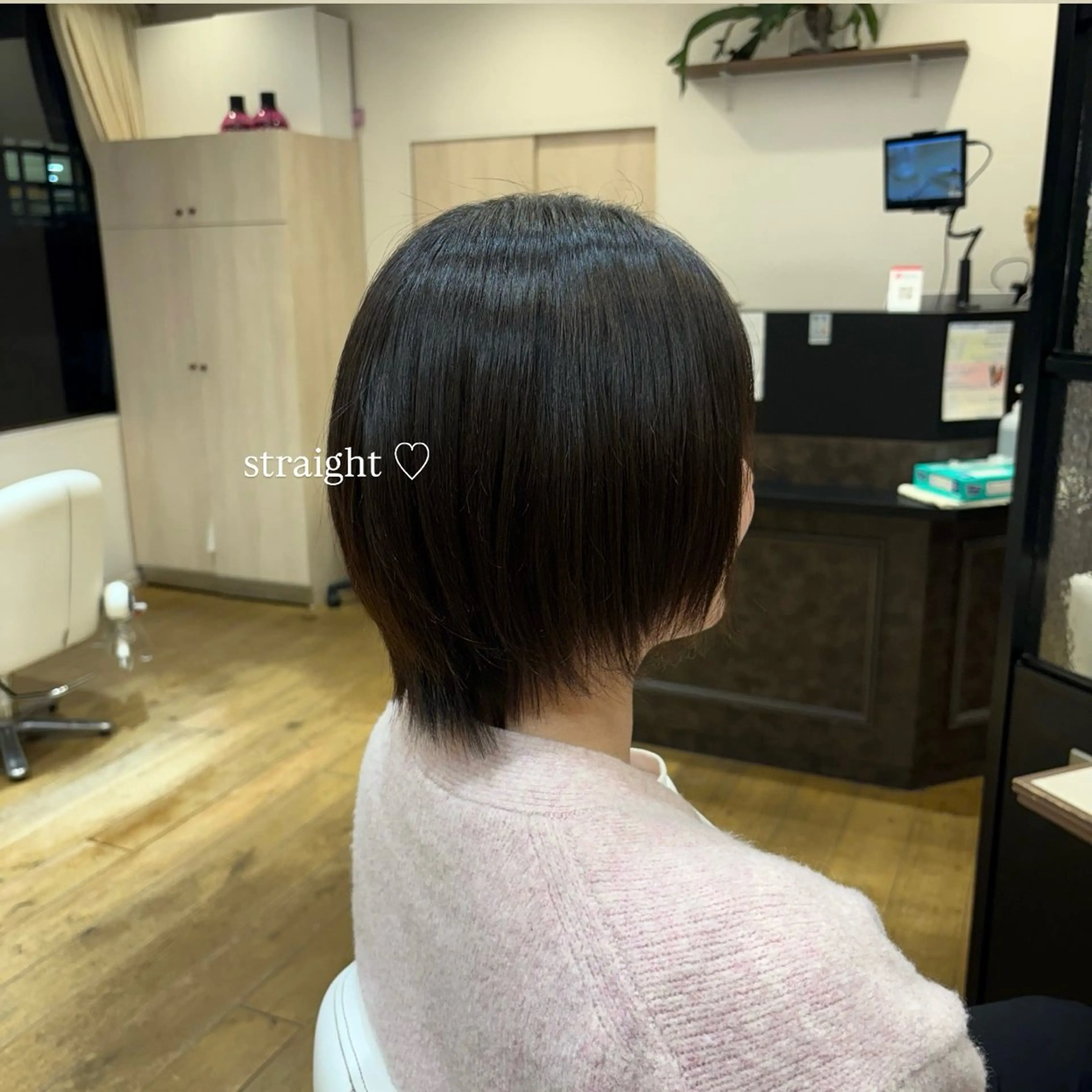 ショート 縮毛矯正 🫧 河内 瑠莉  🫧のヘアスタイル