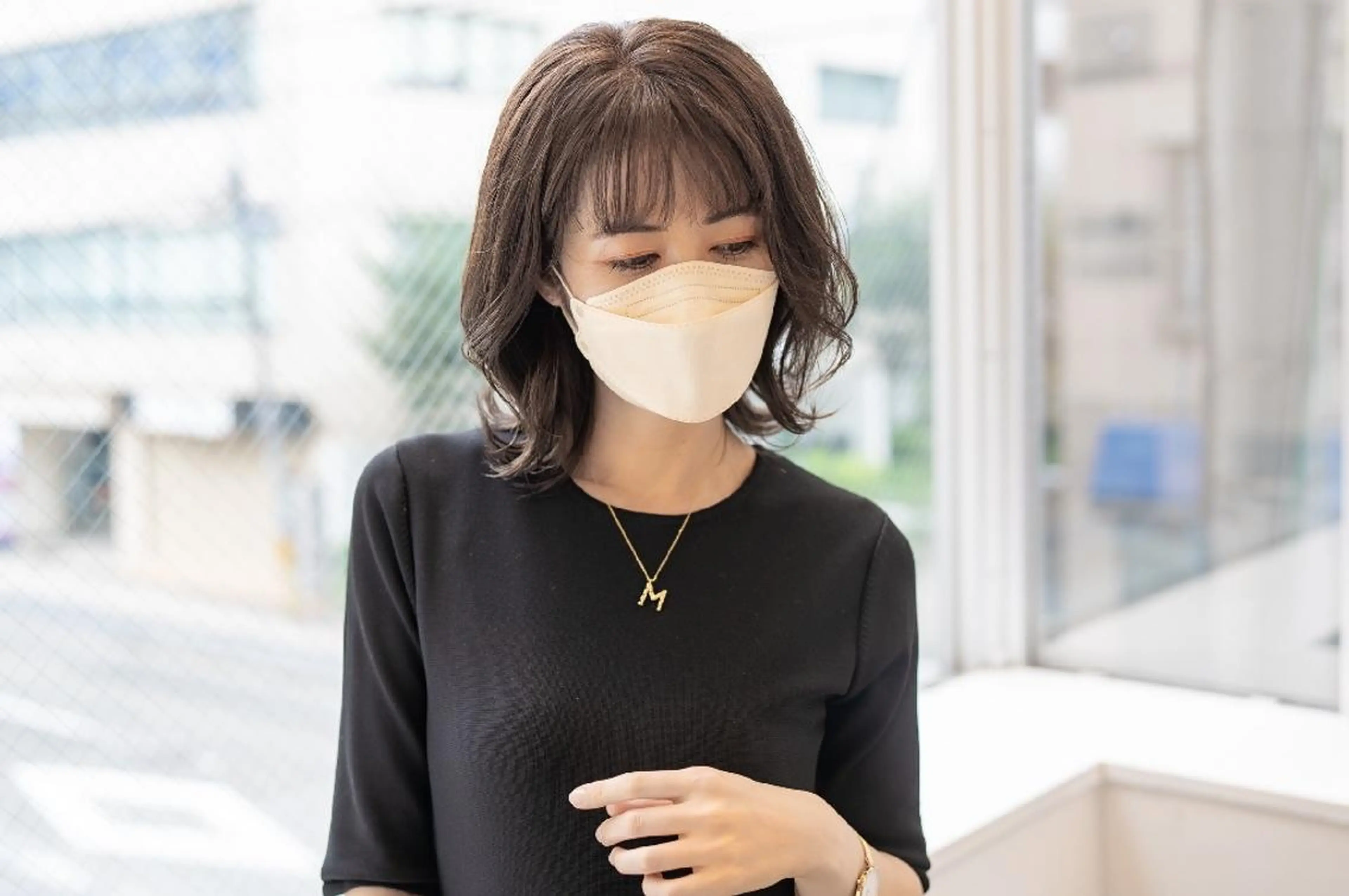 ミディアム カラー カット ヘアカラー トリートメント Lazo所属・Lazo/ 原弥和子のヘアスタイル