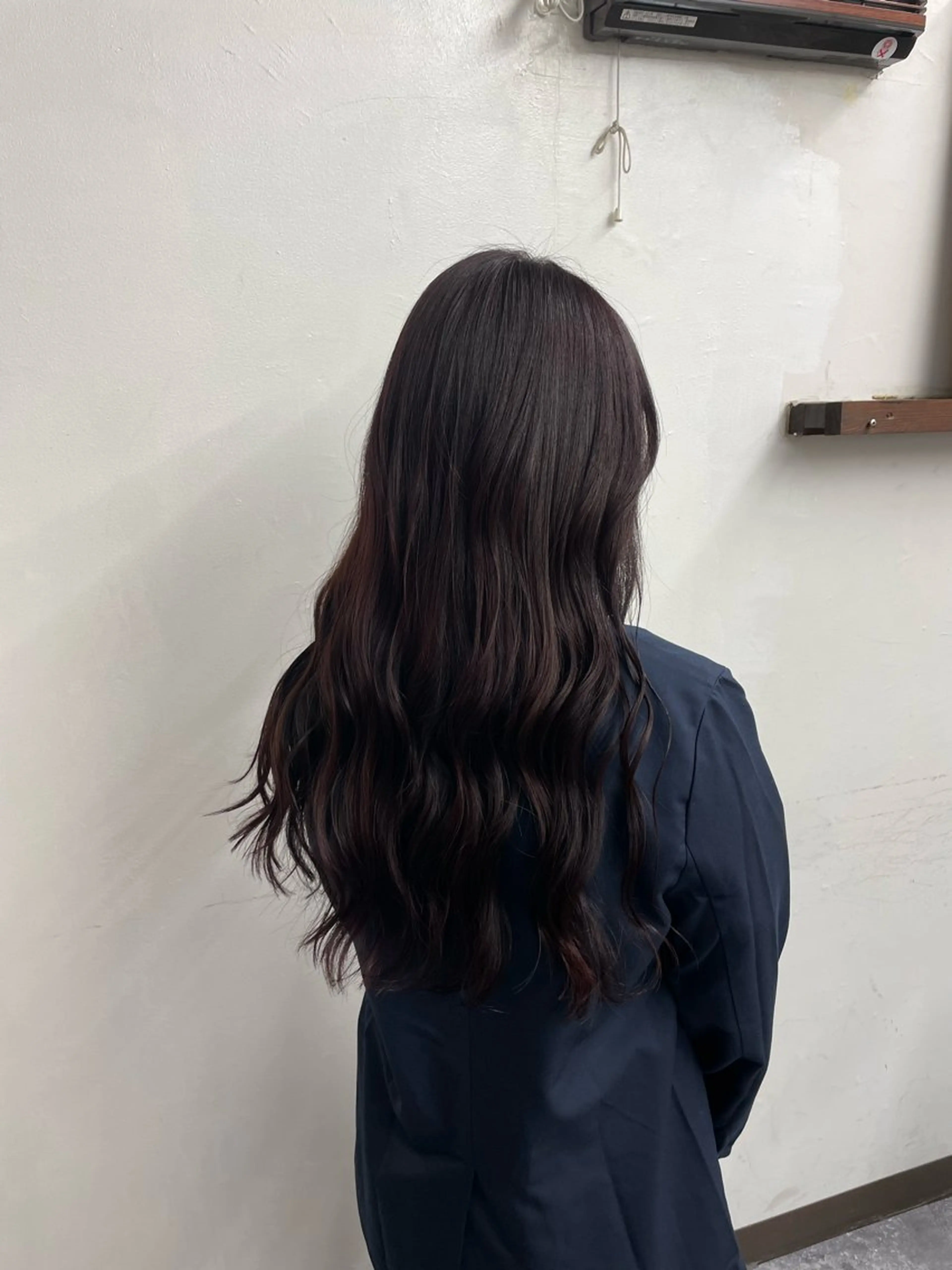 ロング ピンクラベンダー カット ヘアカラー SFIDA みつえのヘアスタイル