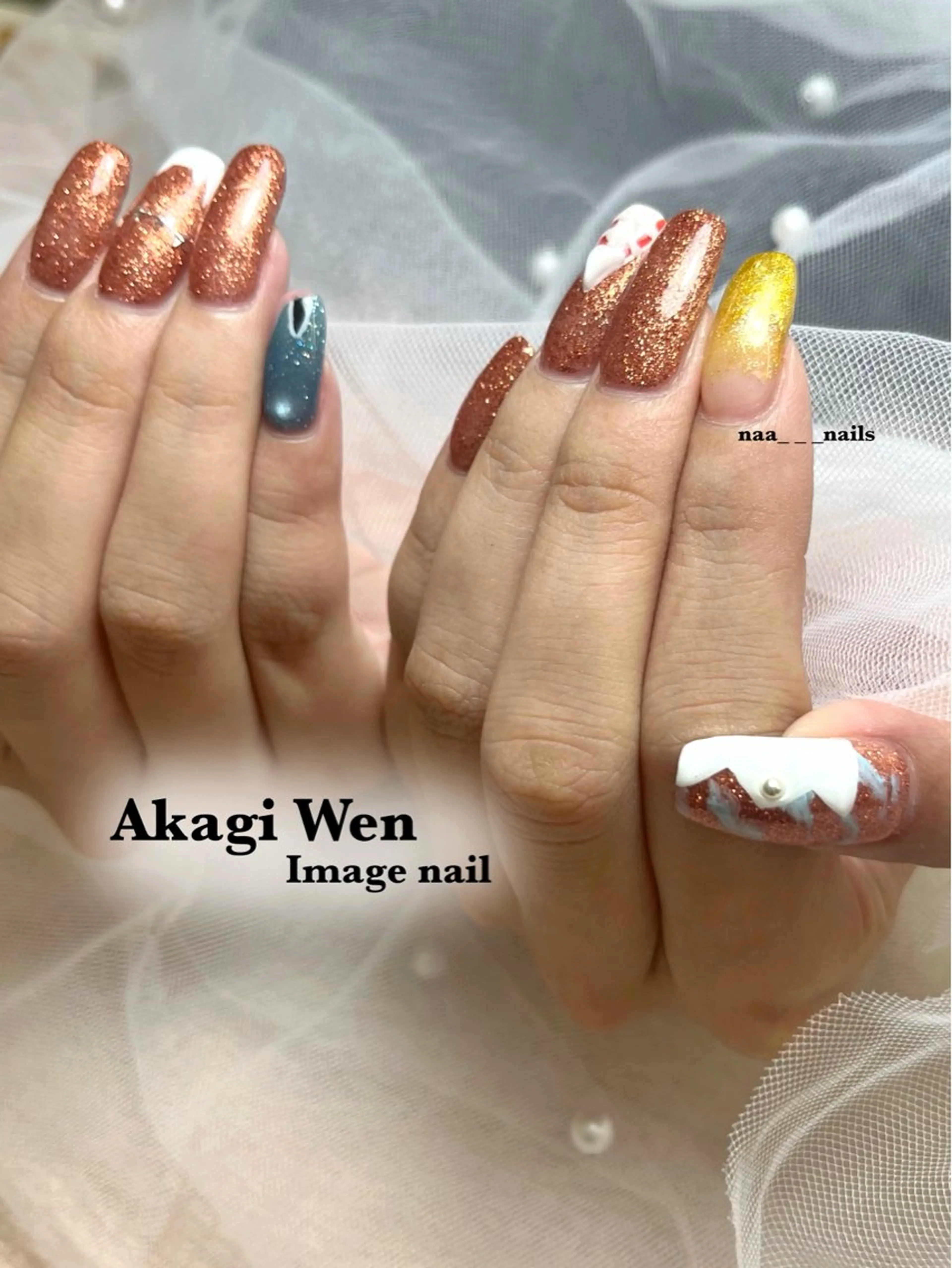 ネイル ハンドネイル あべ なぎさのネイルデザイン