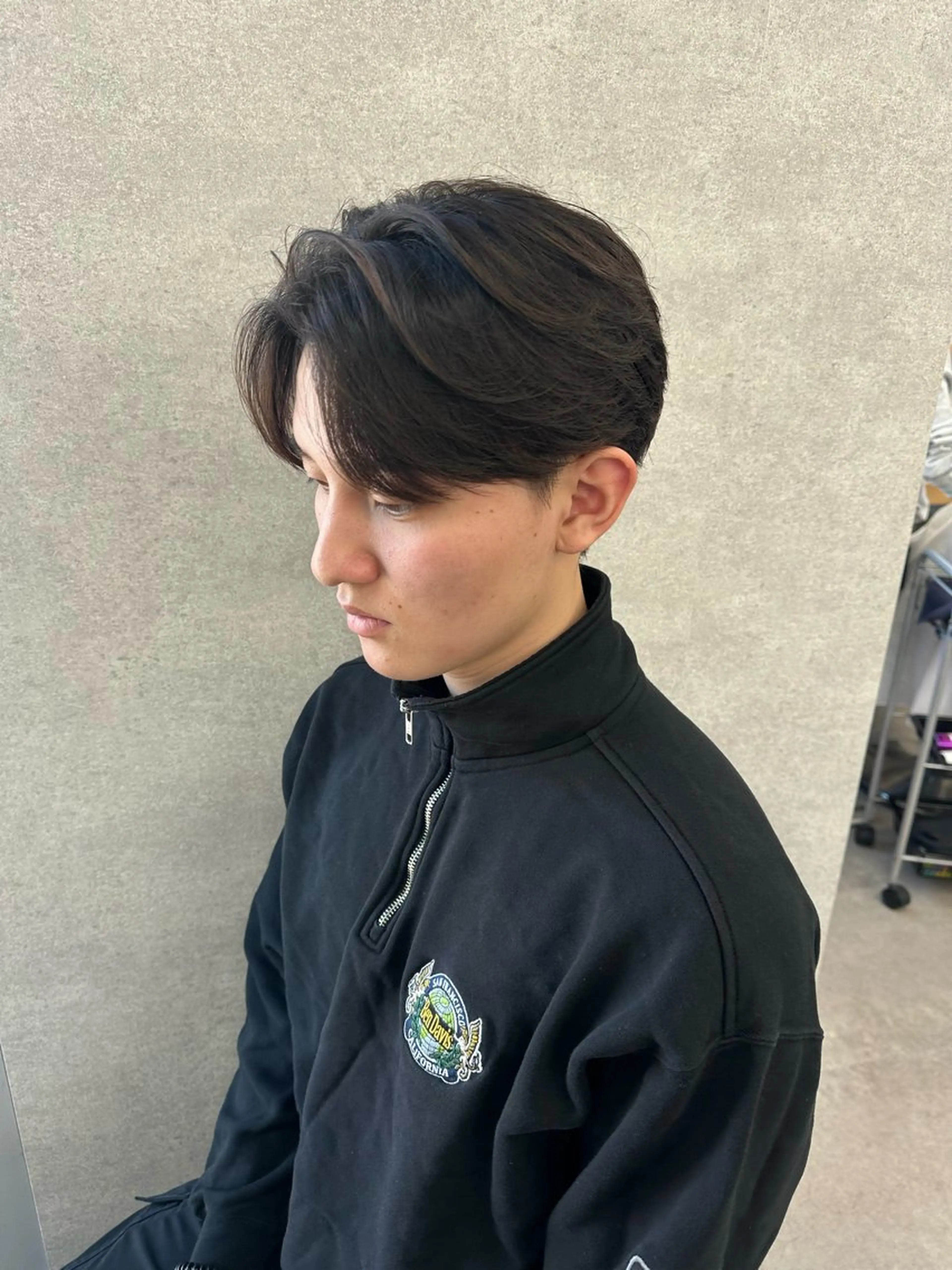 ミディアム カット パーマ 【メンズ特化】 笹目純のヘアスタイル