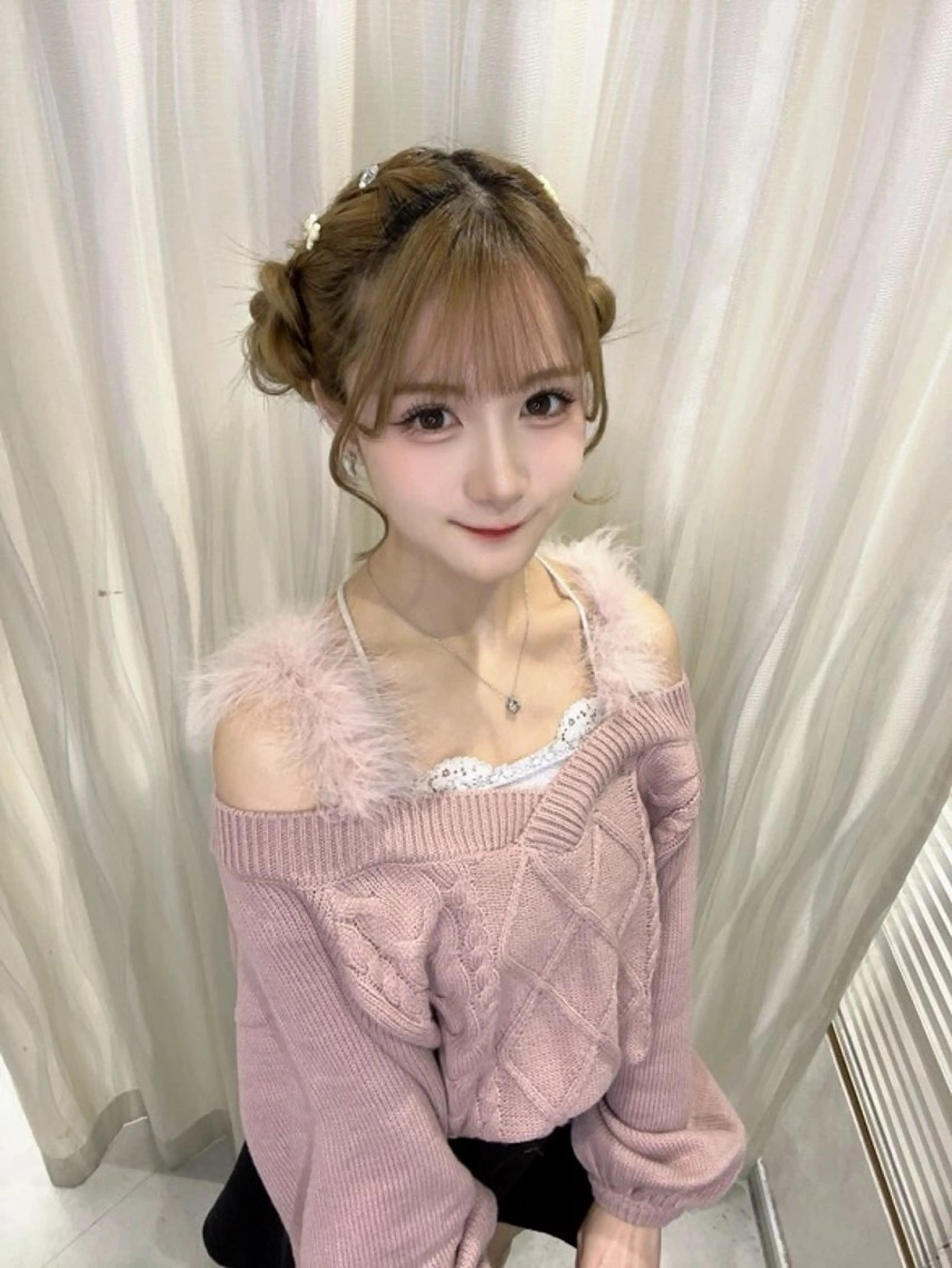 ロング ヘアアレンジ ヘアセット 韓国/アイドルヘア 🎀みづきのヘアスタイル