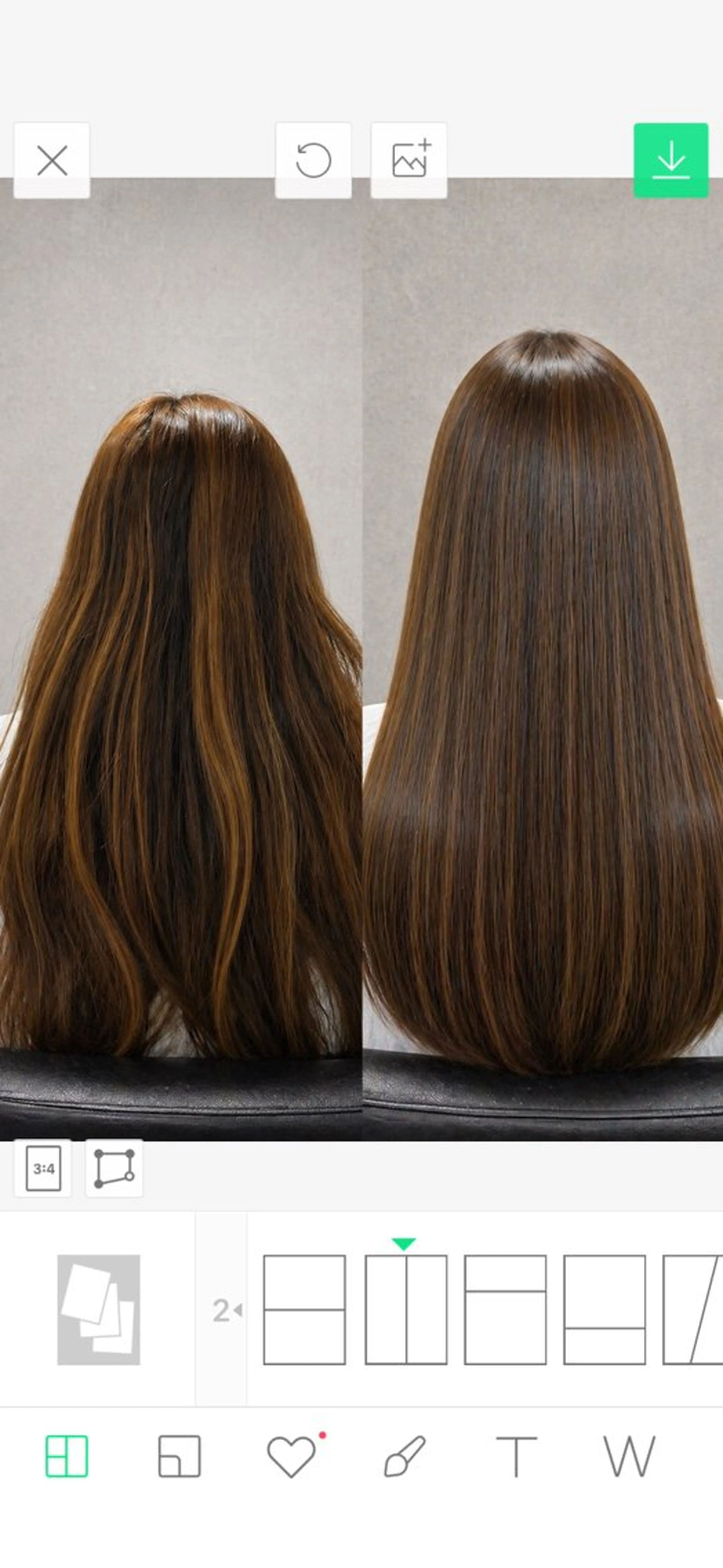 ロング カラー カット ヘアカラー 縮毛矯正 トリートメント Meg/艶髪カラー× 髪質改善/中崎町のヘアスタイル