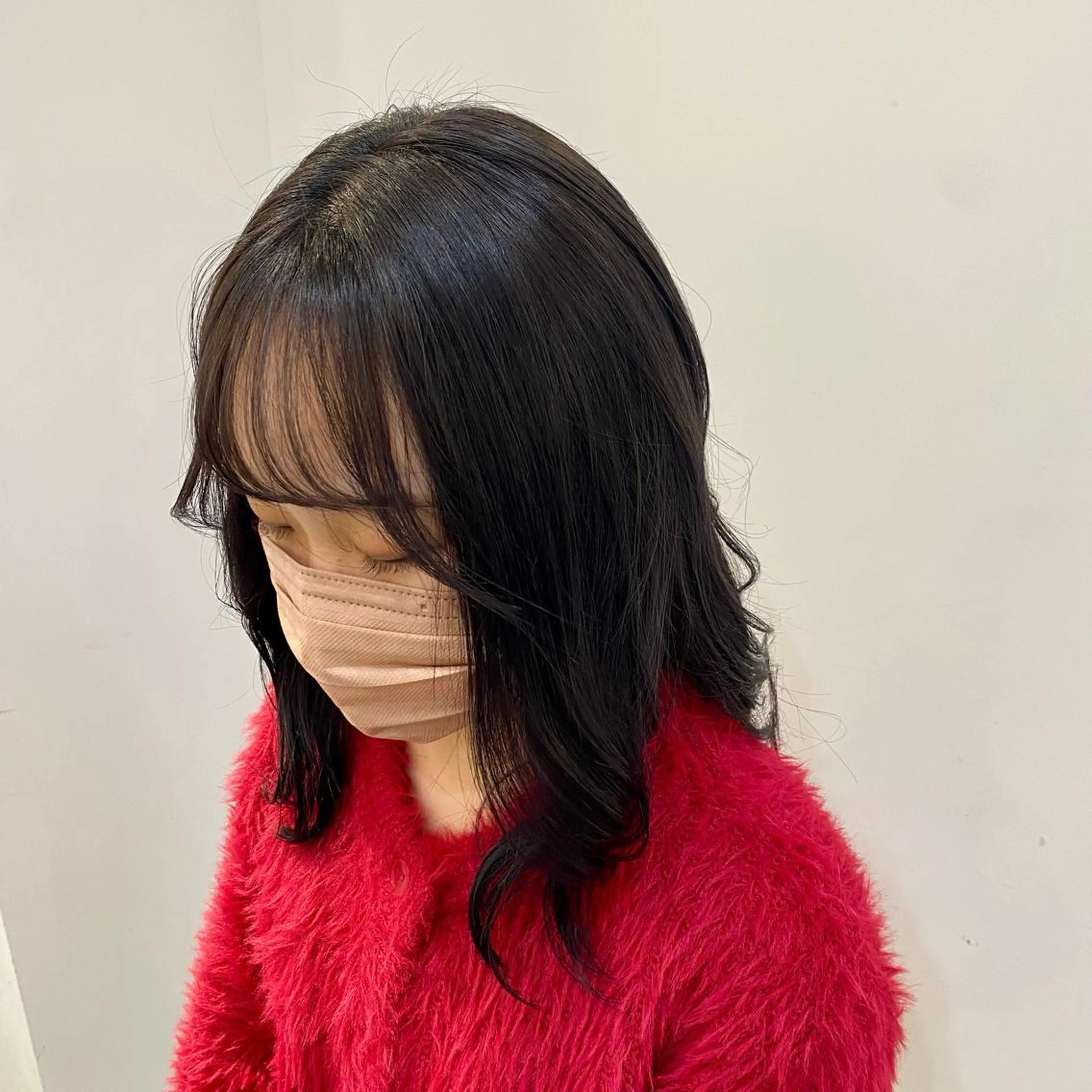 ミディアム カラー ヘアアレンジ 🍒透明感カラー/ emiri🍒のヘアスタイル