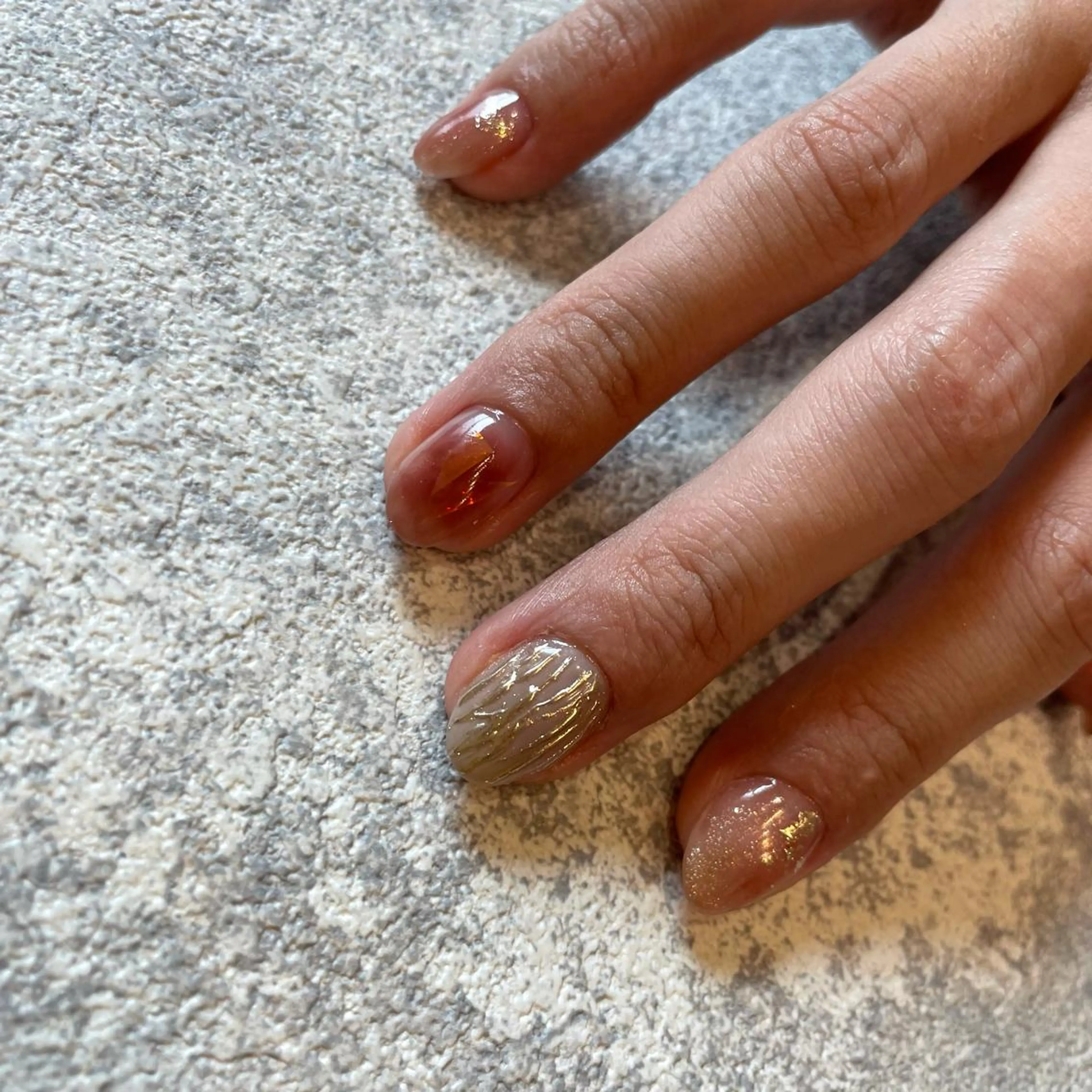 ネイル ニュアンスネイル ハンドネイル 舟橋 恭子のネイルデザイン