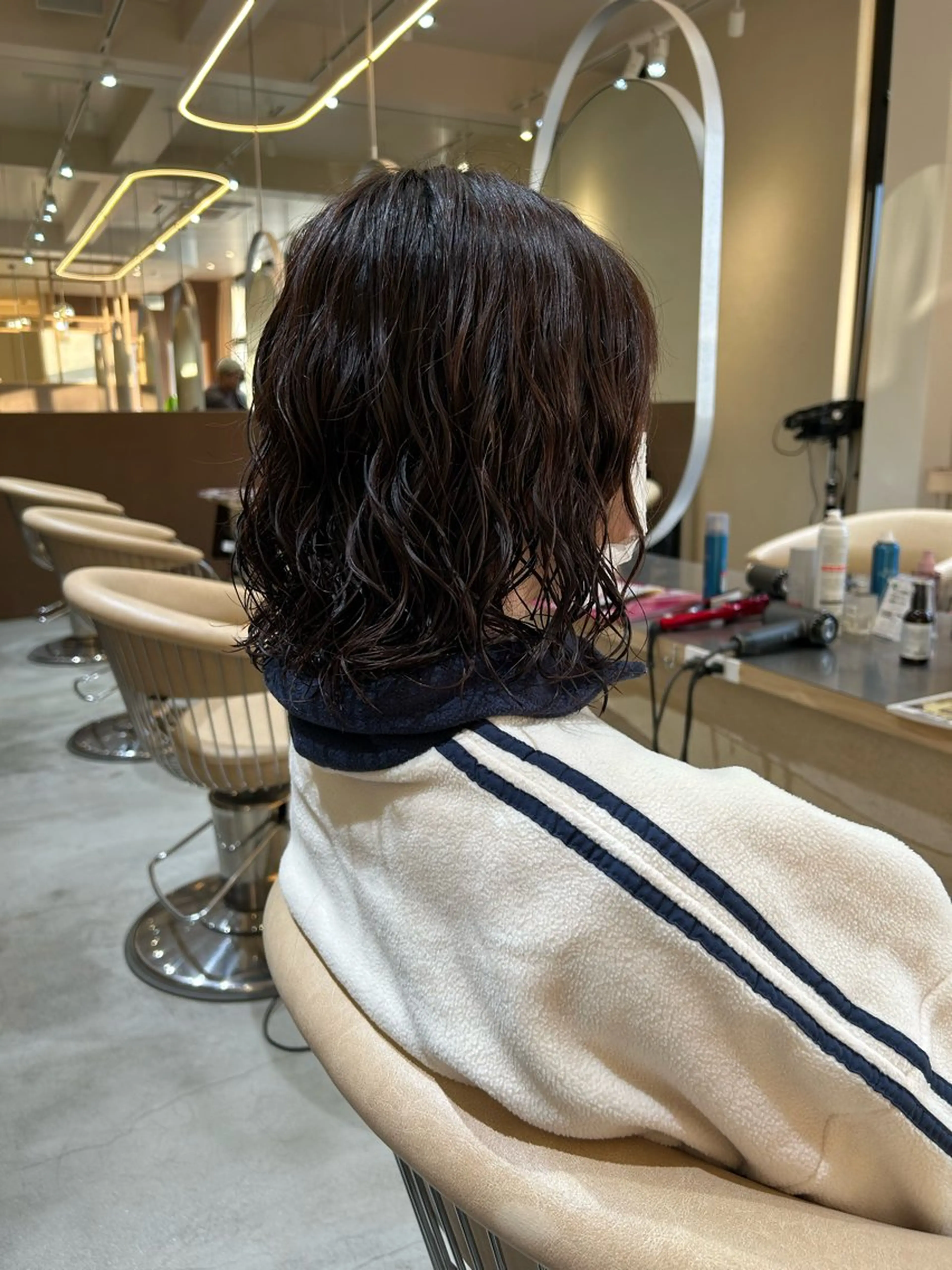 パーマ ボブ 平田 悠馬のヘアスタイル