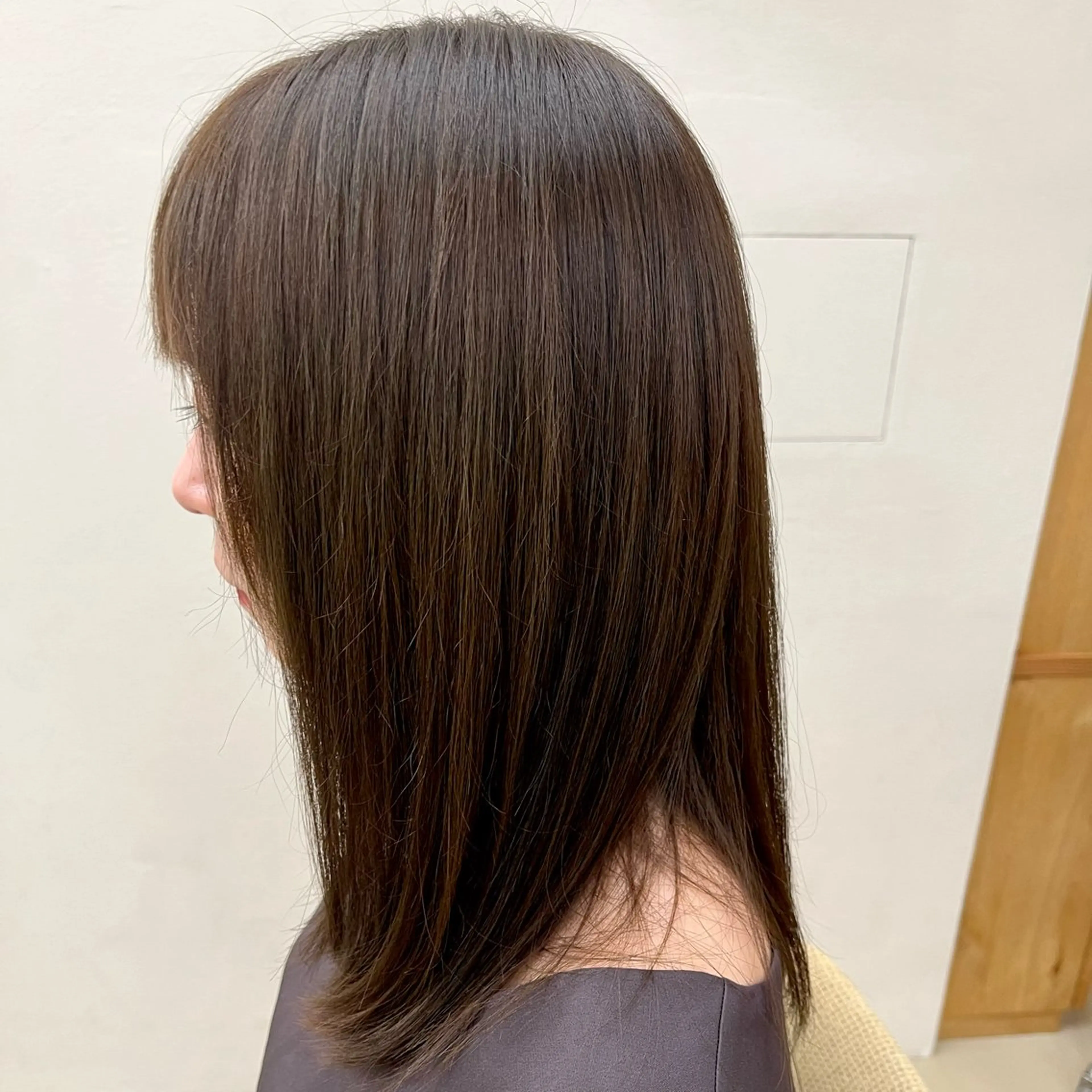 ミディアム カラー 宇野澤 銘のヘアスタイル