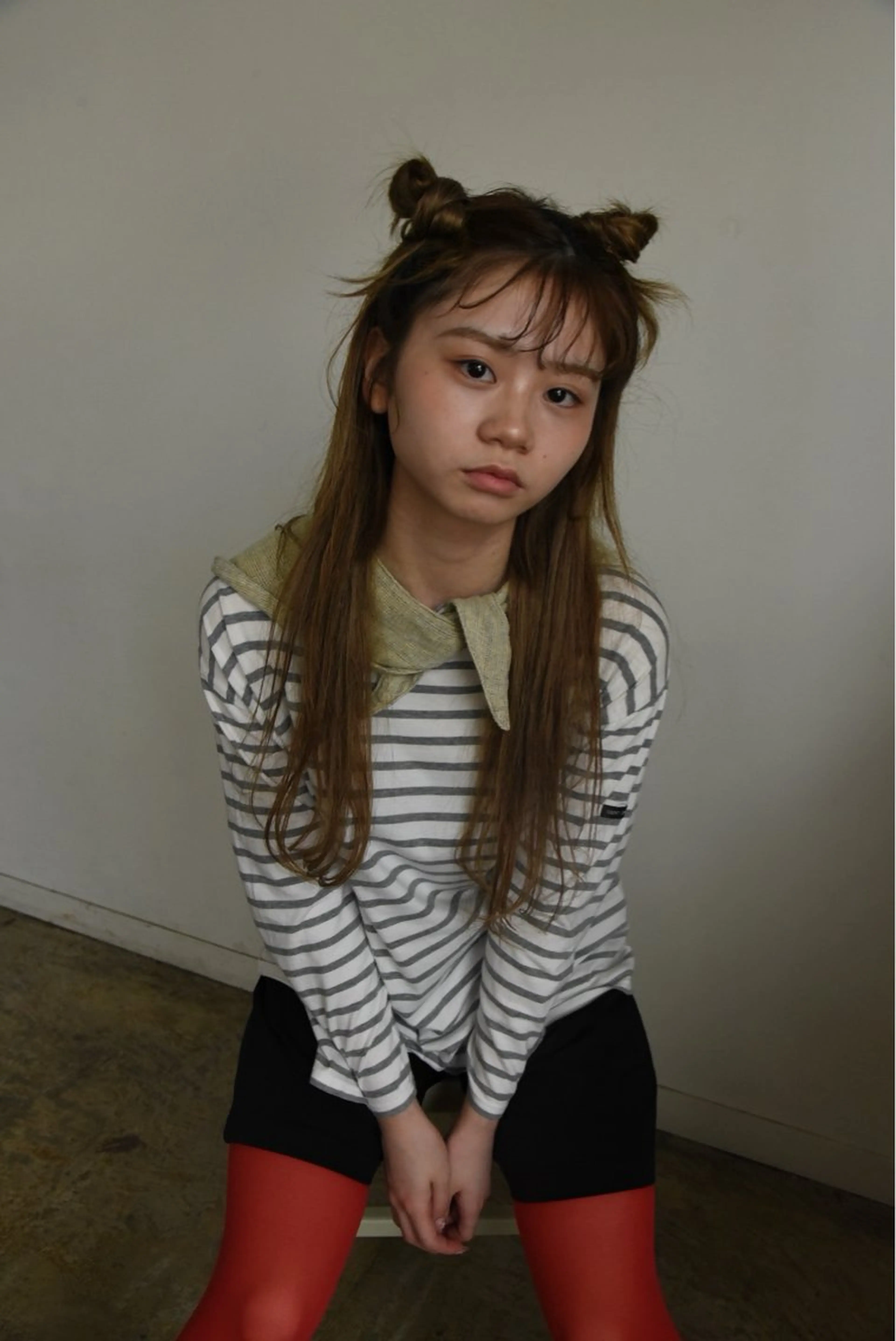 ロング カラー ヘアセット NAVY/ Miharuのヘアスタイル