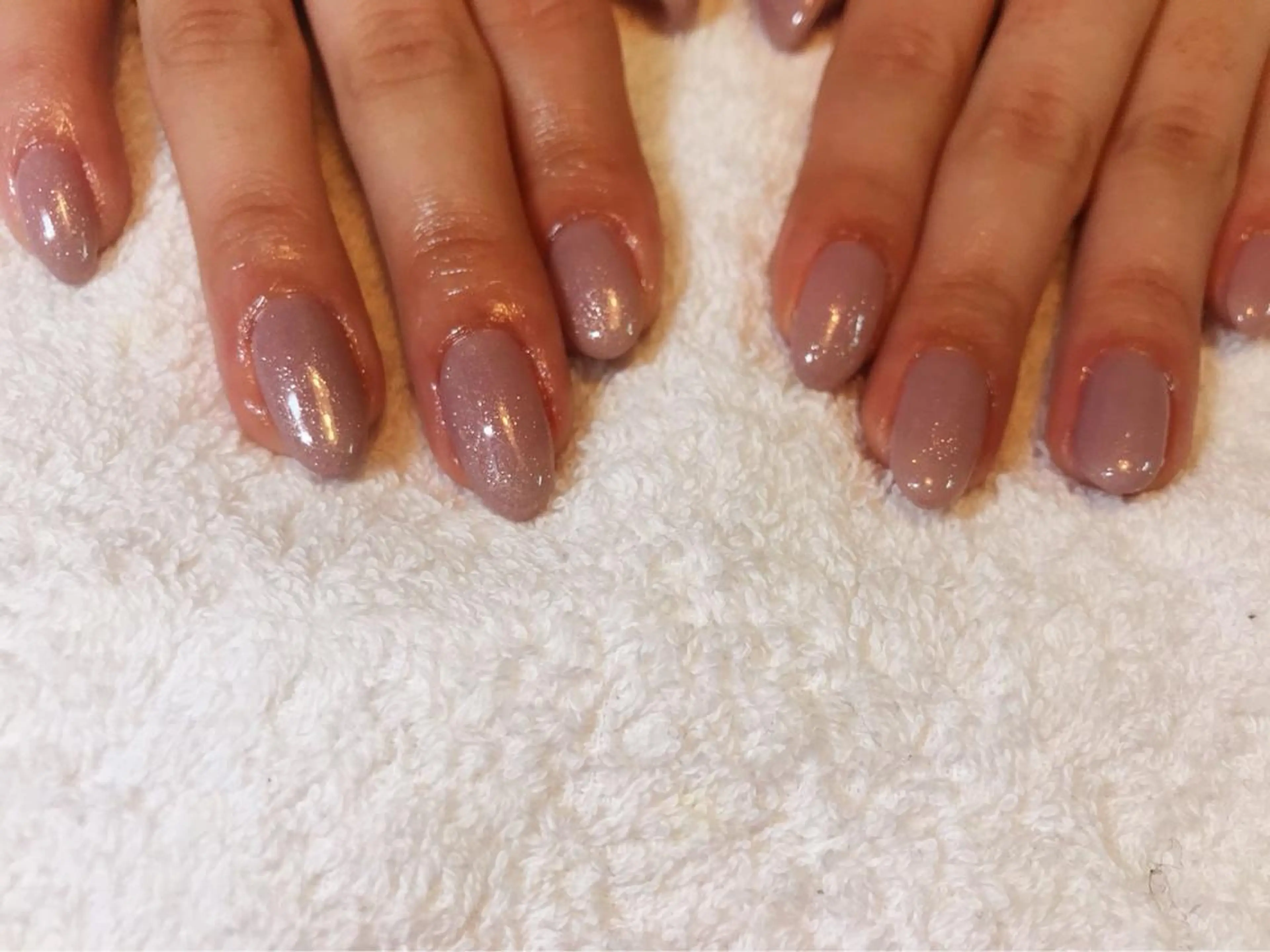 ネイル ラメ(グリッター) ラメグラデーション ワンカラーネイル ハンドネイル GéRanium Harukaのネイルデザイン