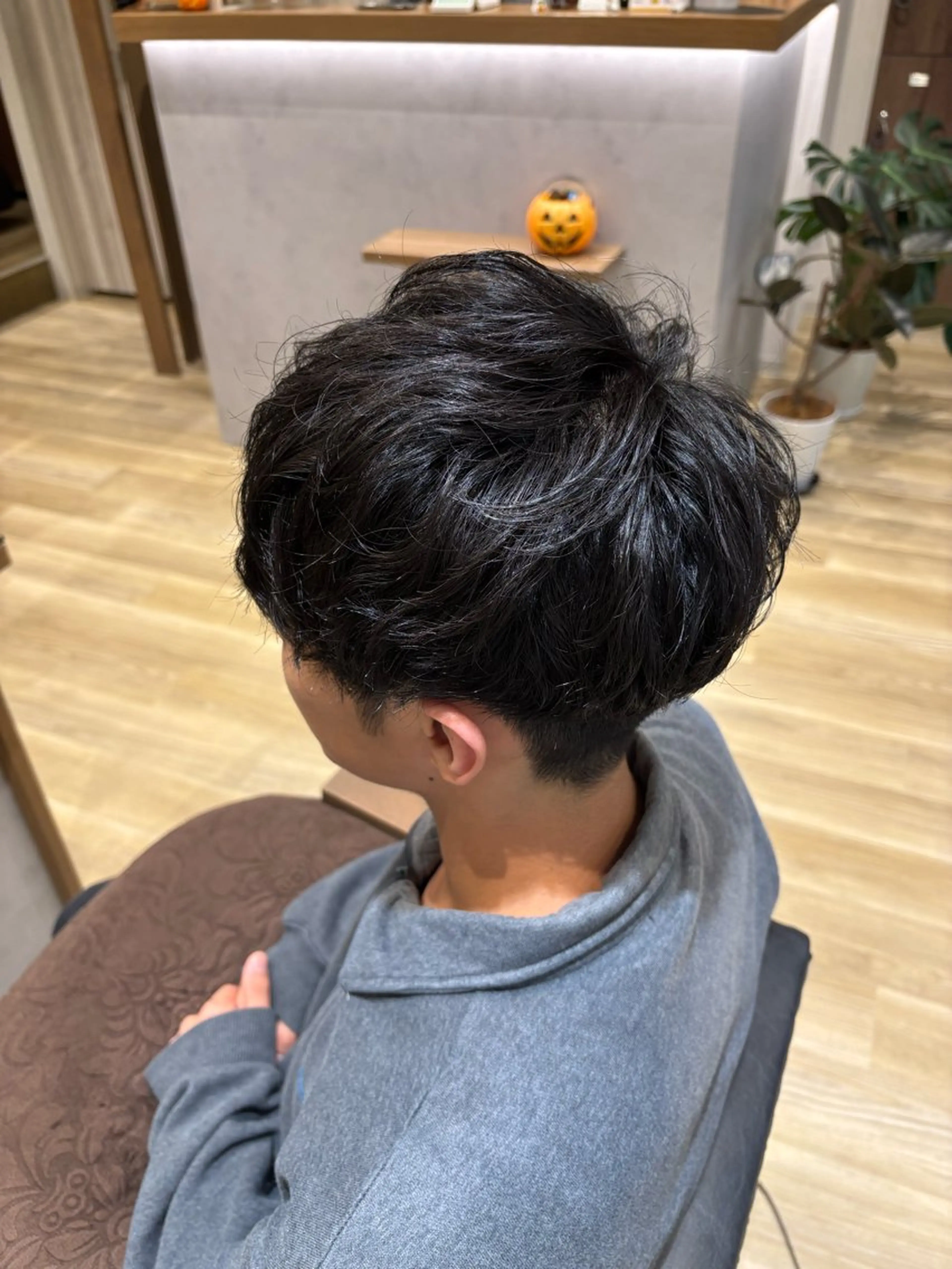 ショート パーマ ニュアンスパーマ カット ヘアカラー 韓国風ヘア🤍/頭皮 ケア🫧　Chikaのヘアスタイル
