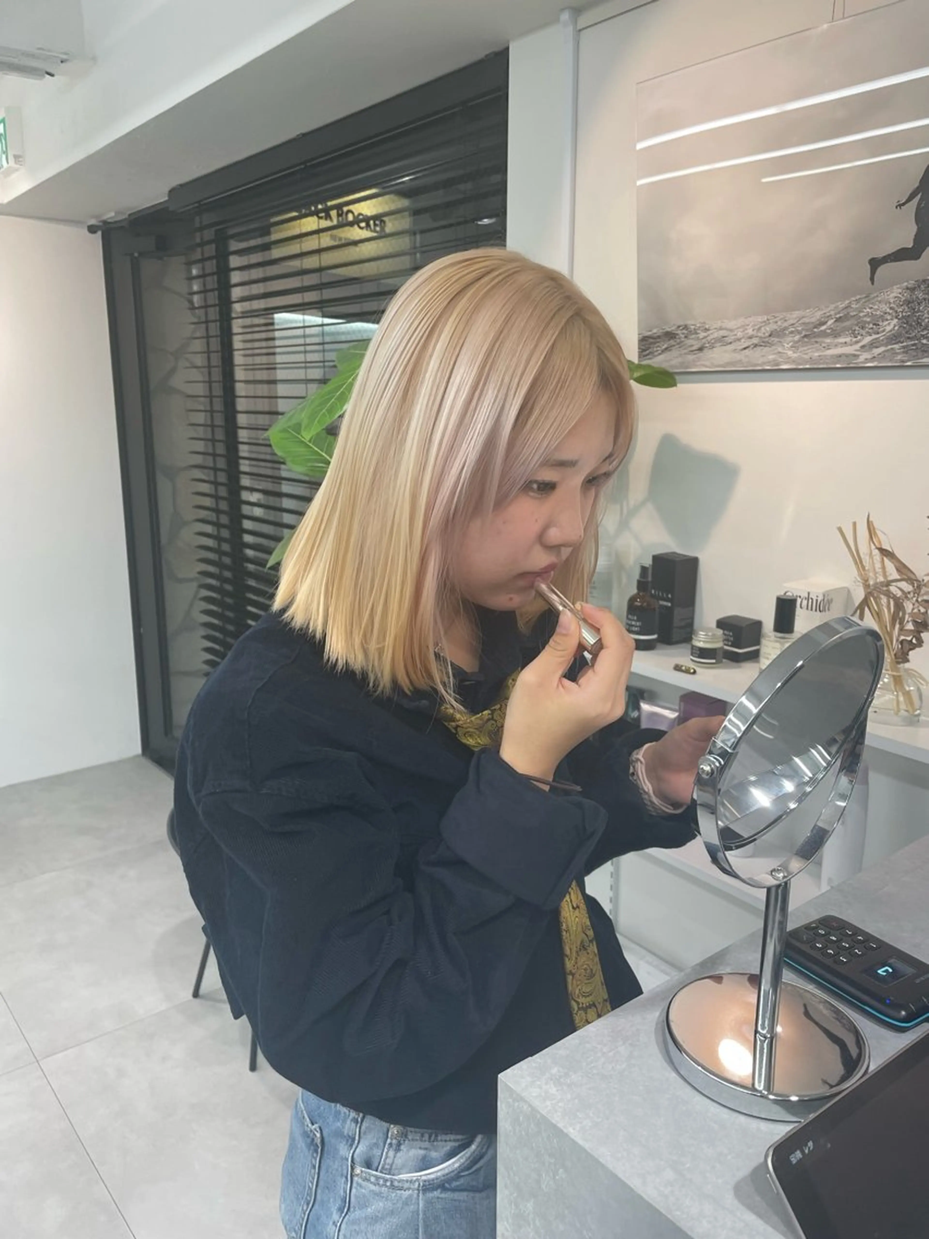 カラー ヘアカラー トリートメント ブリーチ/推しカラー Hanaのヘアスタイル