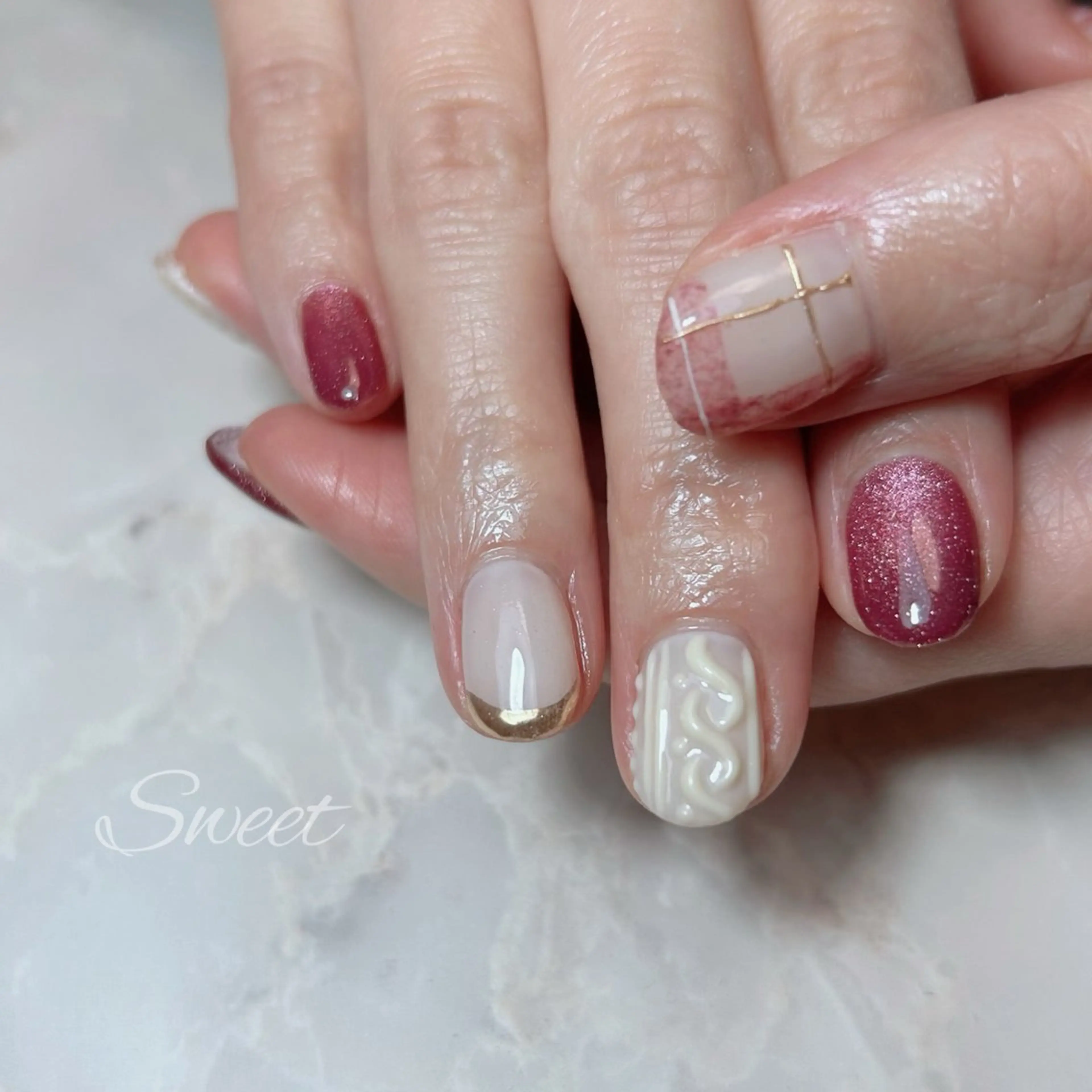 ネイル sweet 仲野陽子のネイルデザイン