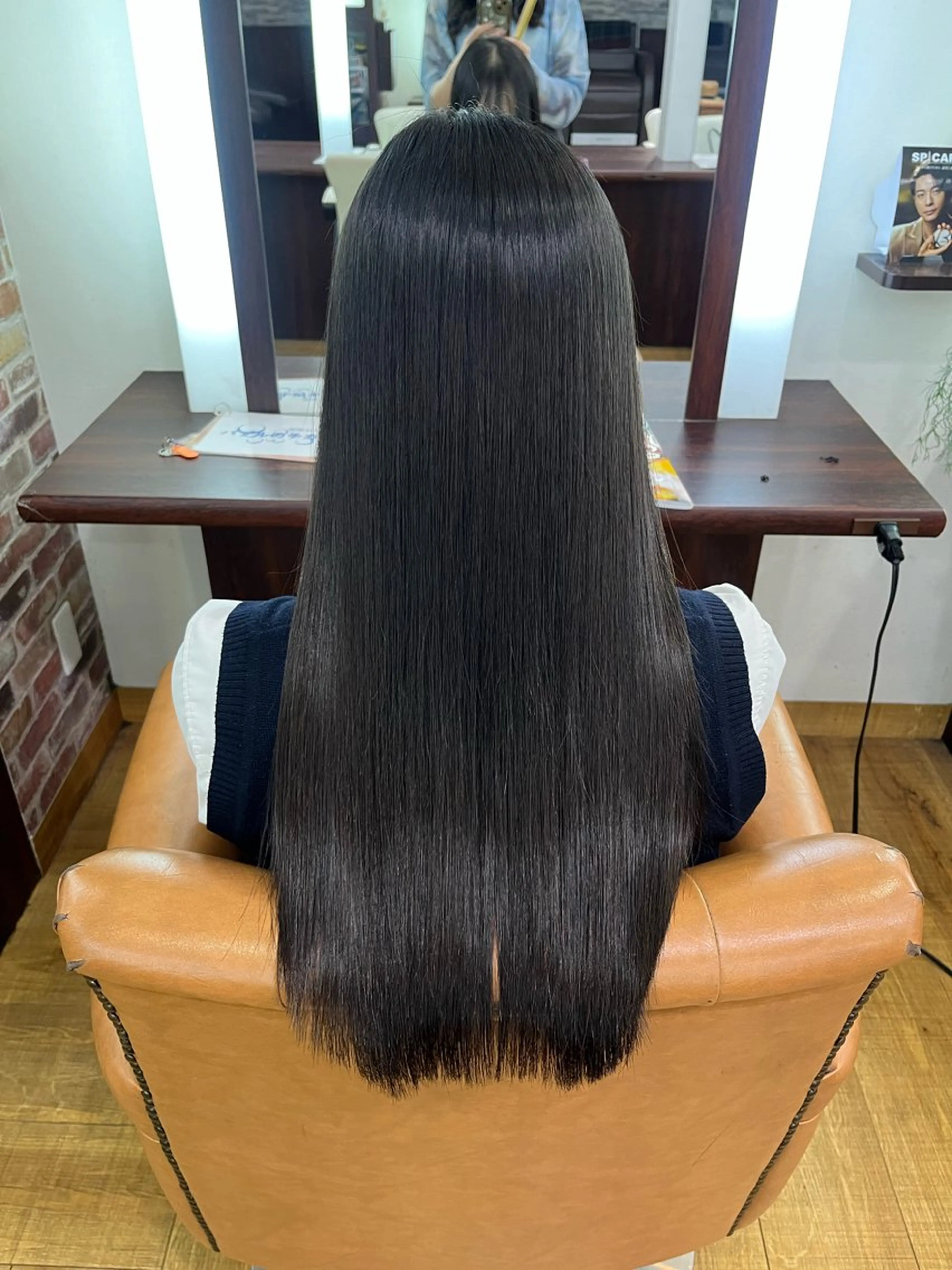 ロング カット 縮毛矯正 トリートメント COVO所属・レイヤー/韓国ヘア yunaのヘアスタイル