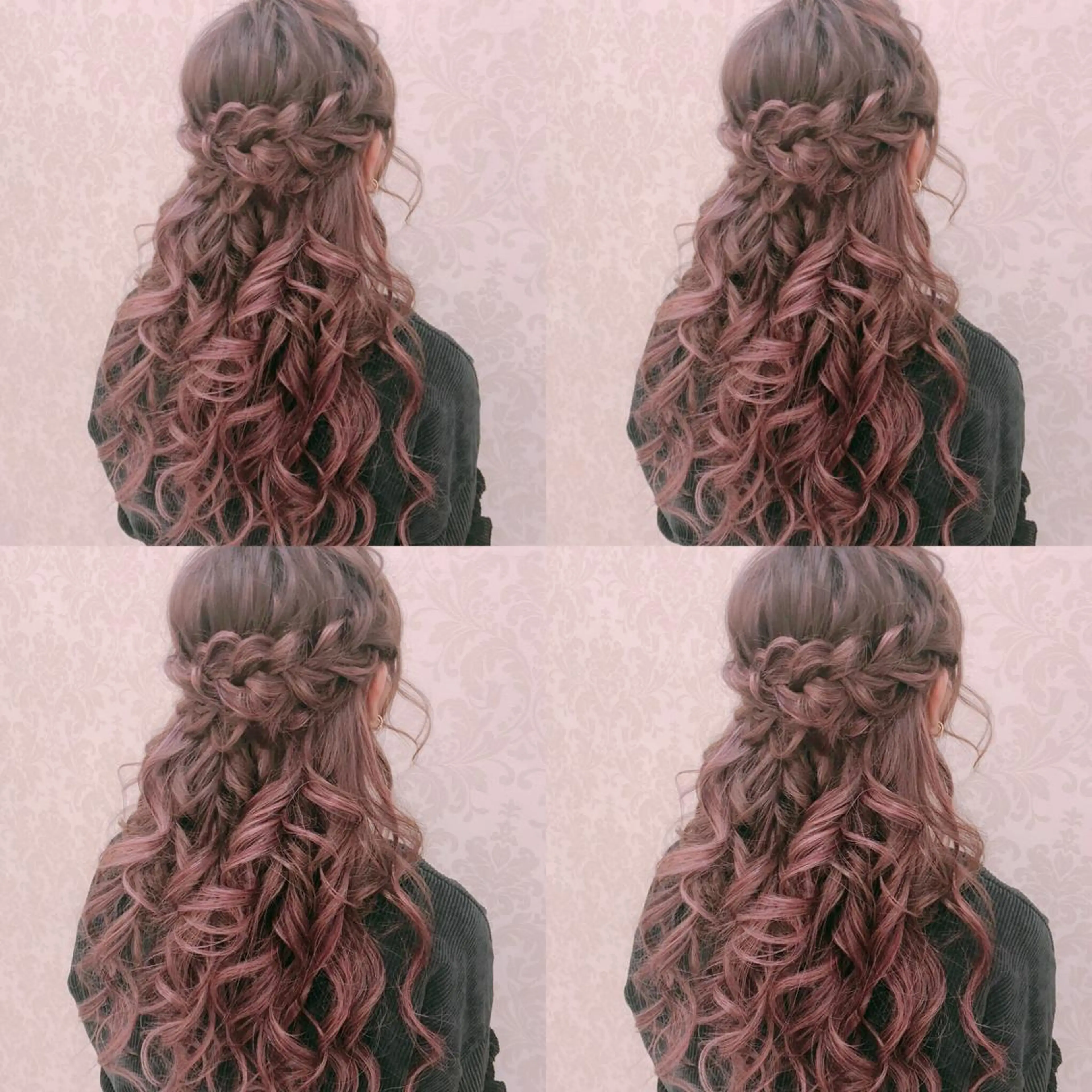 ロング ヘアアレンジ ハーフアップ ヘアセット 🌷MAYU 🌷のヘアスタイル