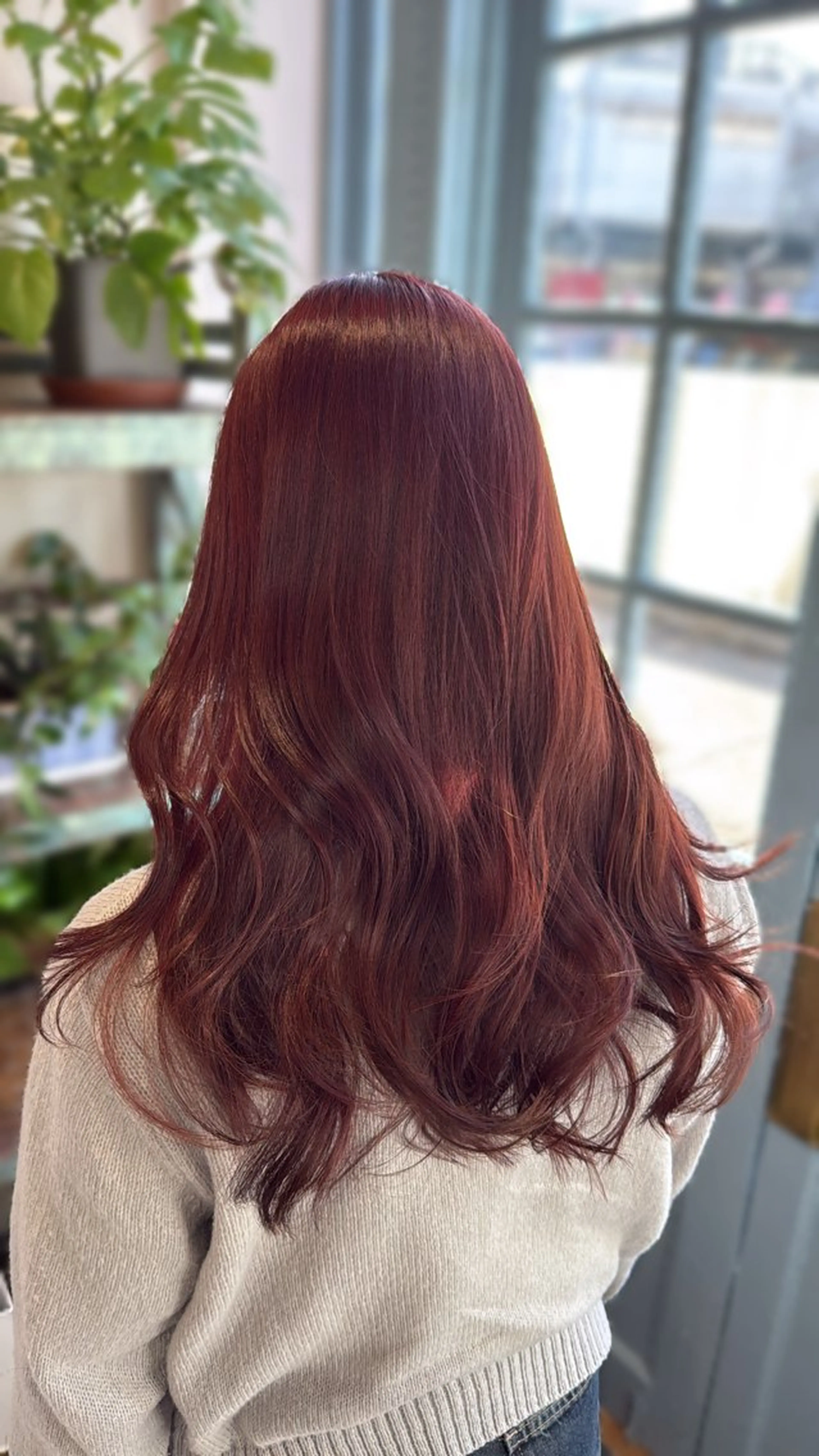 ロング カラー カット ヘアカラー トリートメント Sakura .のヘアスタイル