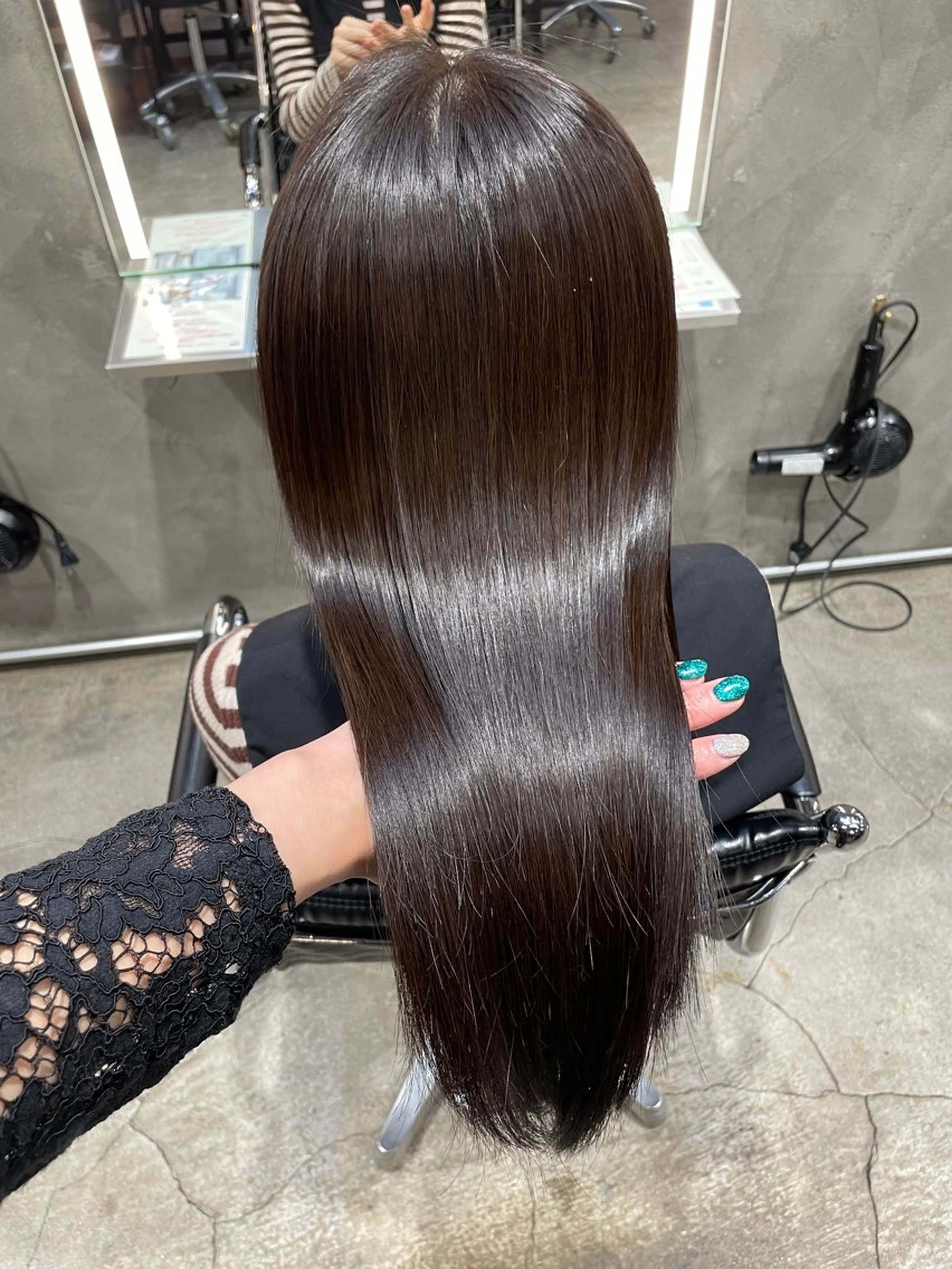ロング カラー ヘアカラー 縮毛矯正 トリートメント 似合わせカラー / レイヤーMADOKAのヘアスタイル