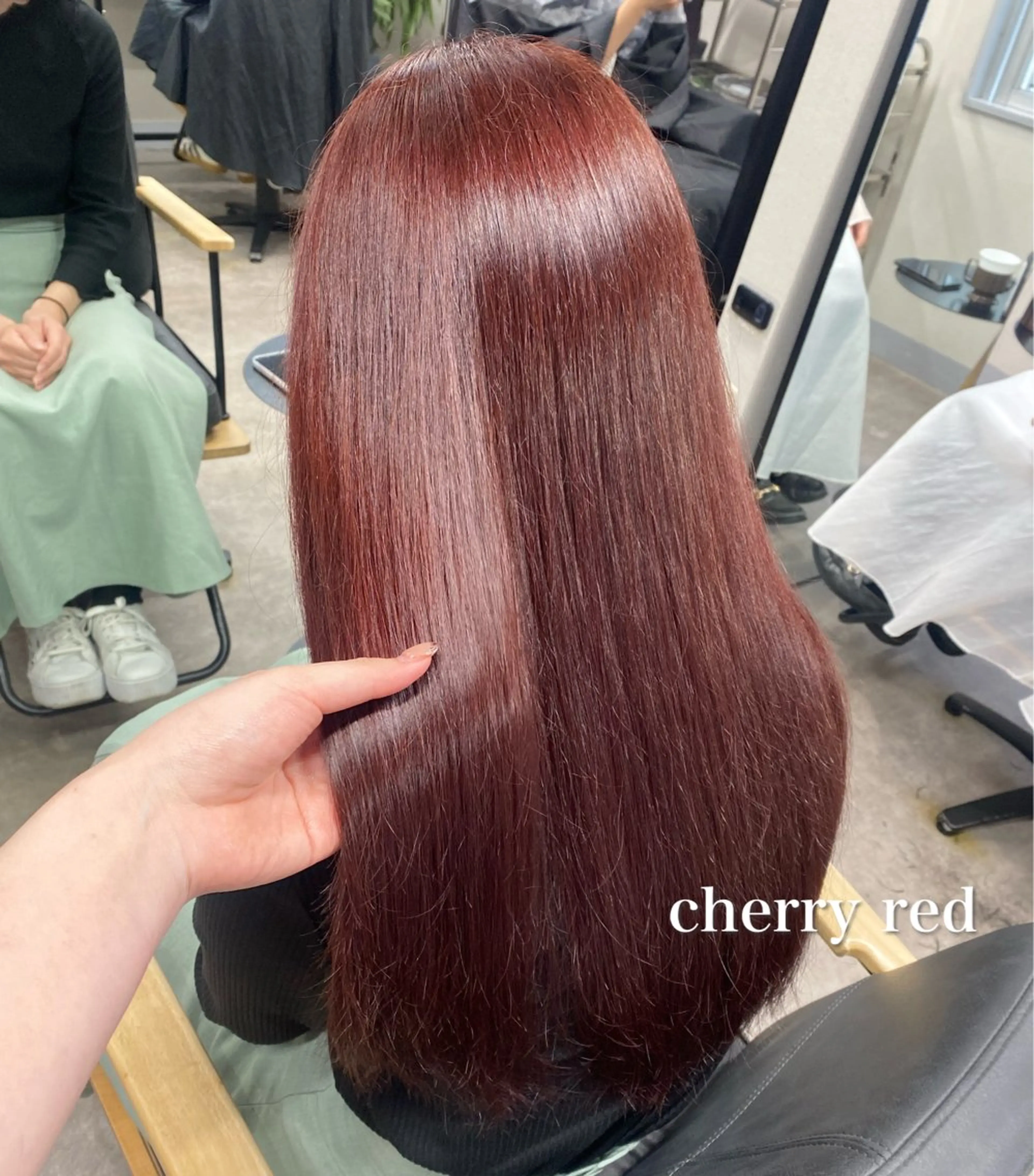 ロング ヘアカラー トリートメント ヘアセット ブリーチなし暖色 💗AKARI💗のヘアスタイル