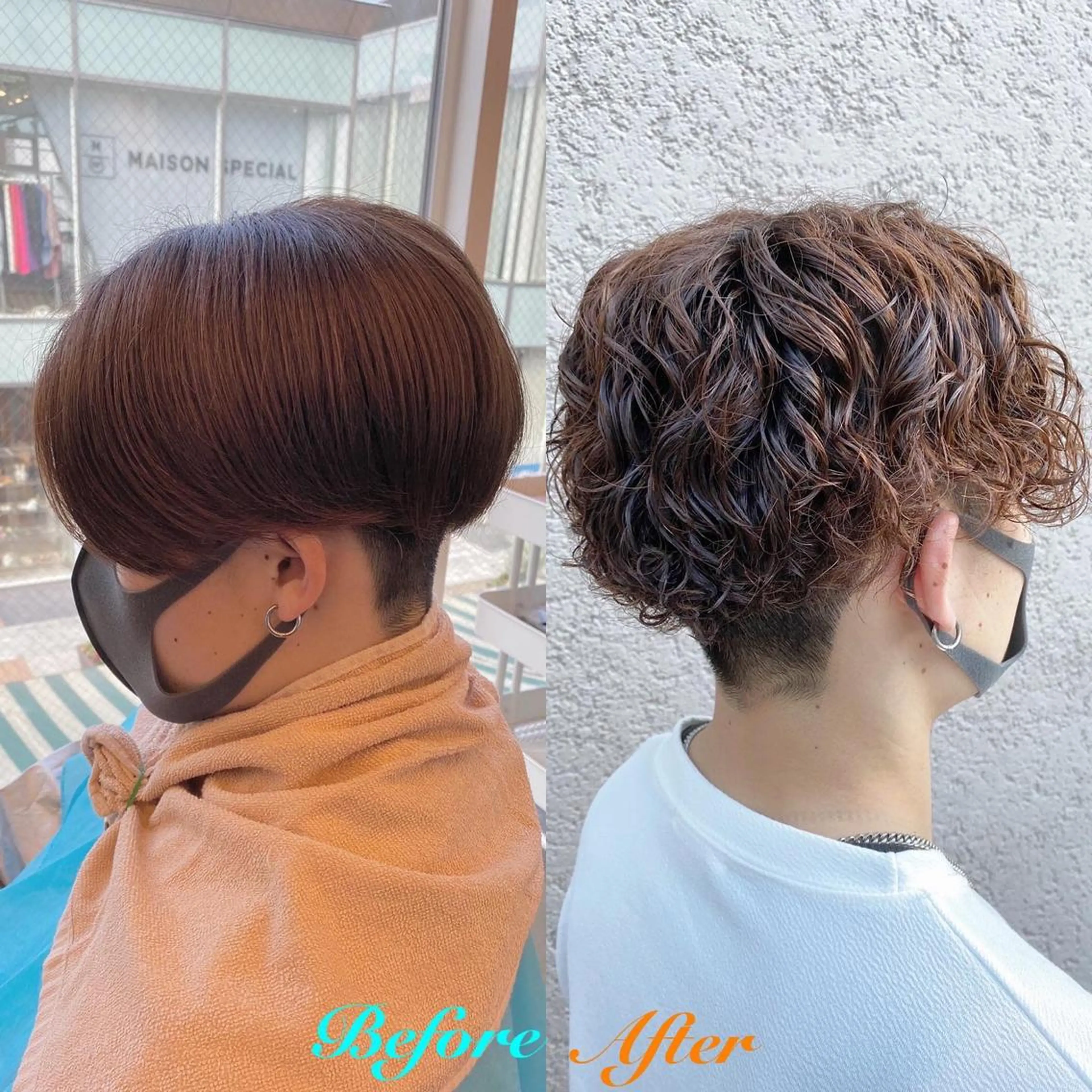 パーマ 透明感カラー🌿 グレージュ🐺陽介のヘアスタイル