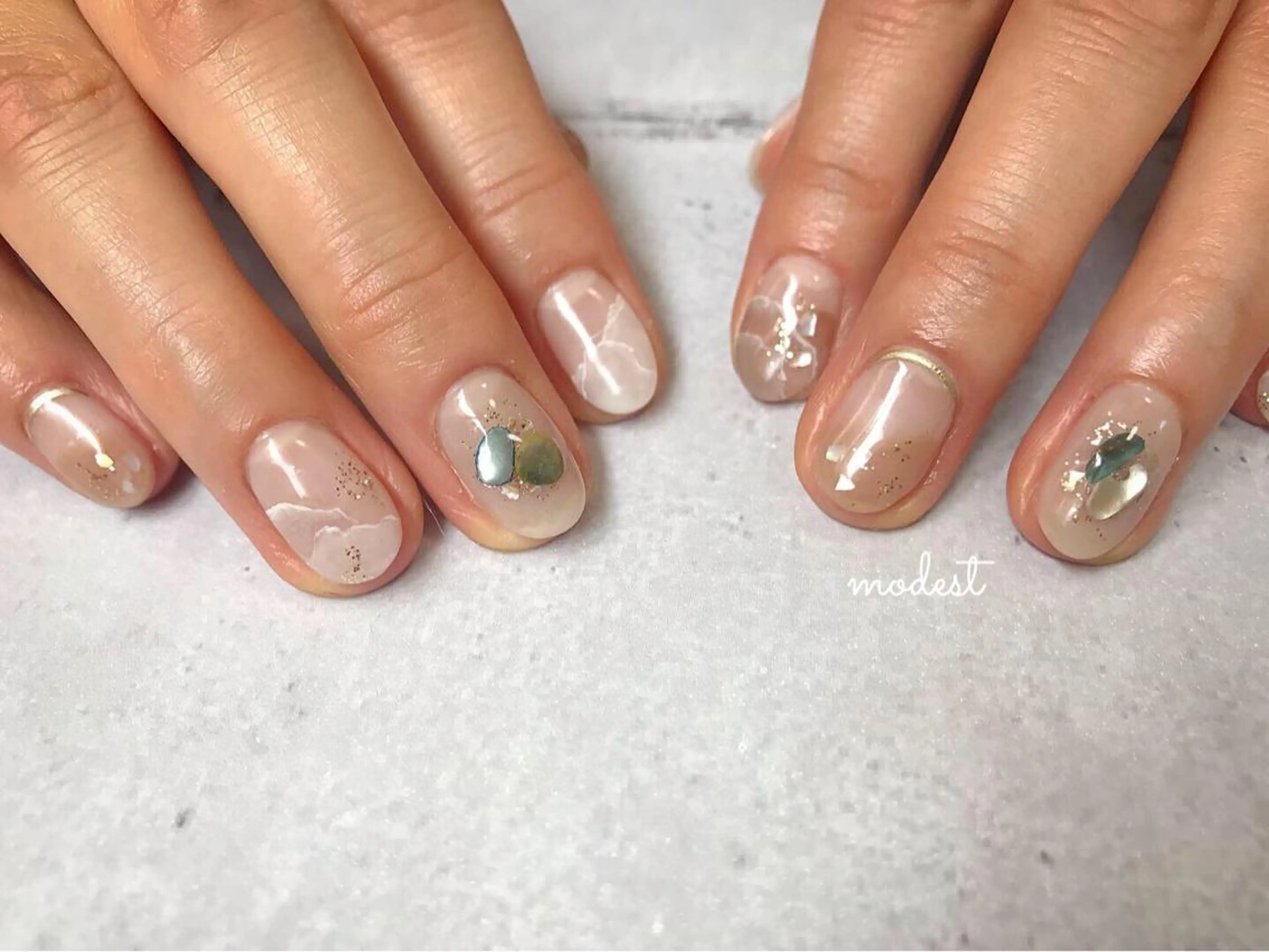 ネイル 久田 悠佳のネイルデザイン